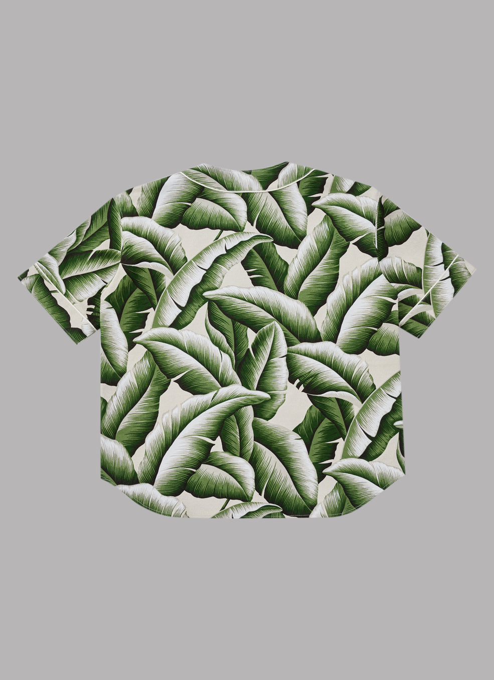 HAWAIIAN BASEBALL SHIRT-BEIGE