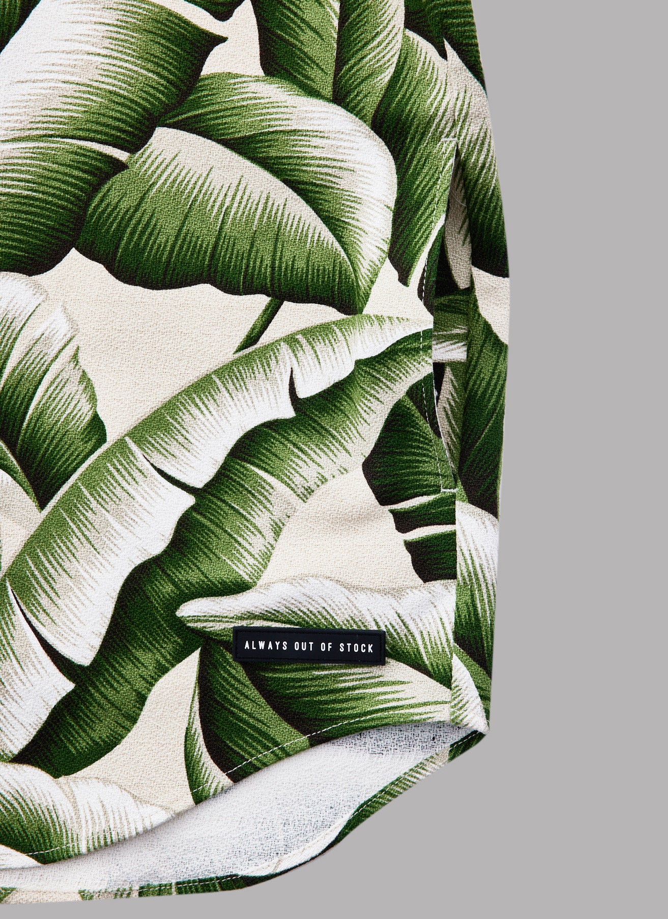 HAWAIIAN BASEBALL SHIRT-BEIGE