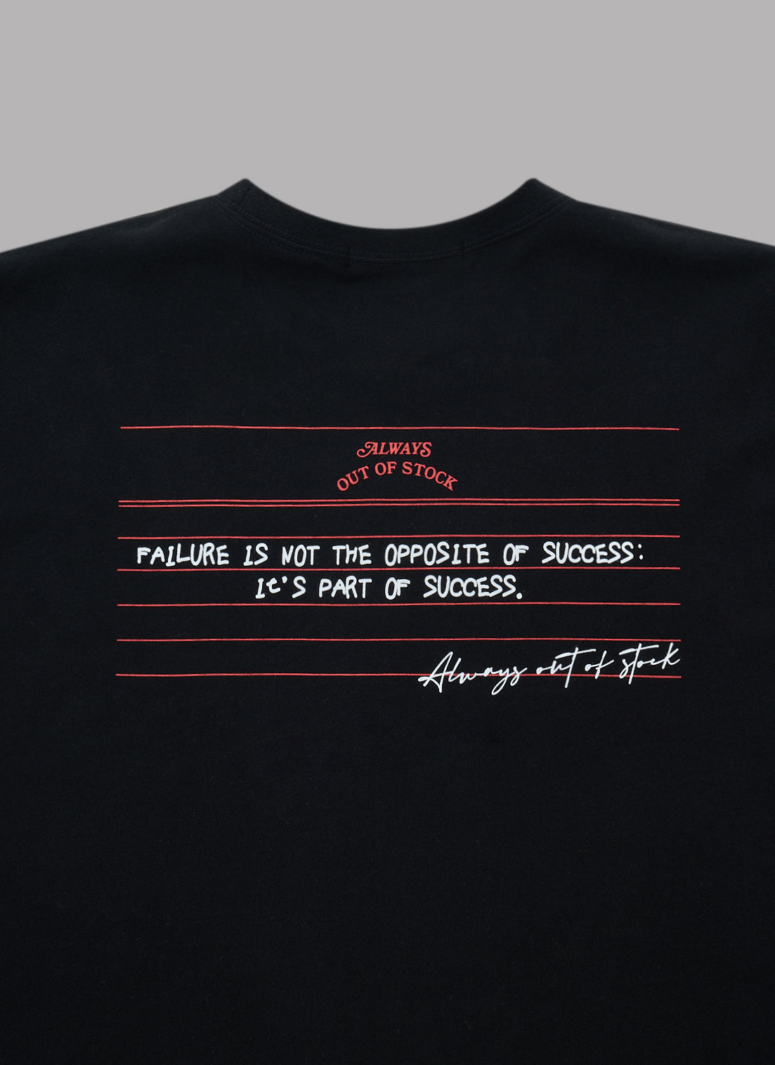 PART OF SUCCESS L/S TEE-BLACK