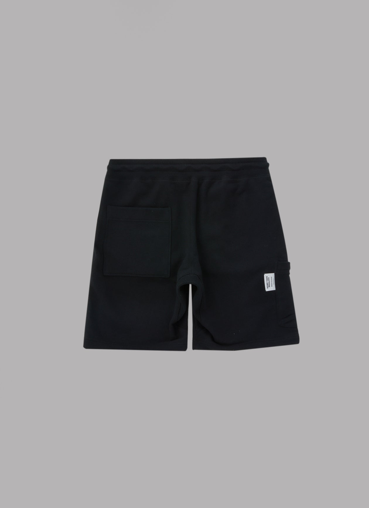 SWEAT FATIGUE SHORTS - BLACK