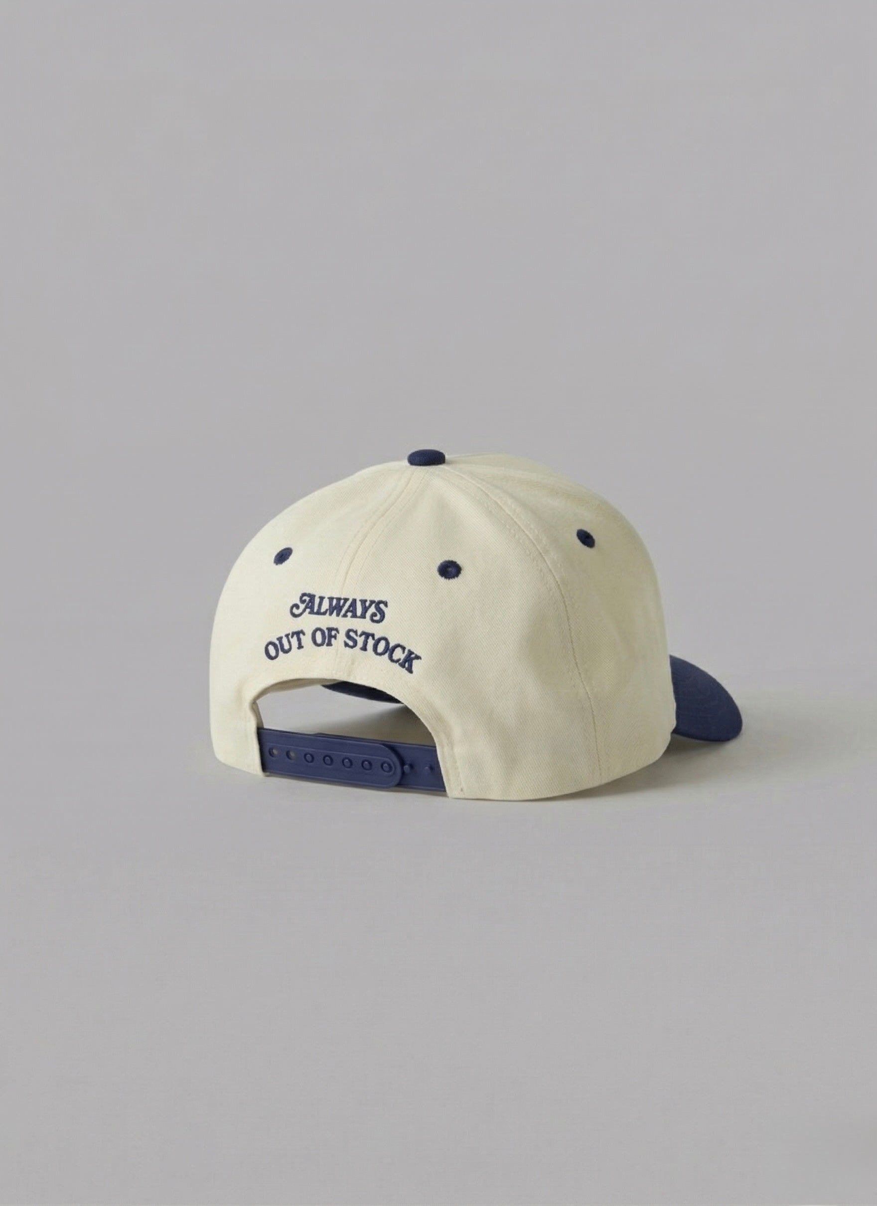 LA LOGO ADJUSTABLE CAP-NAVY x IVORY