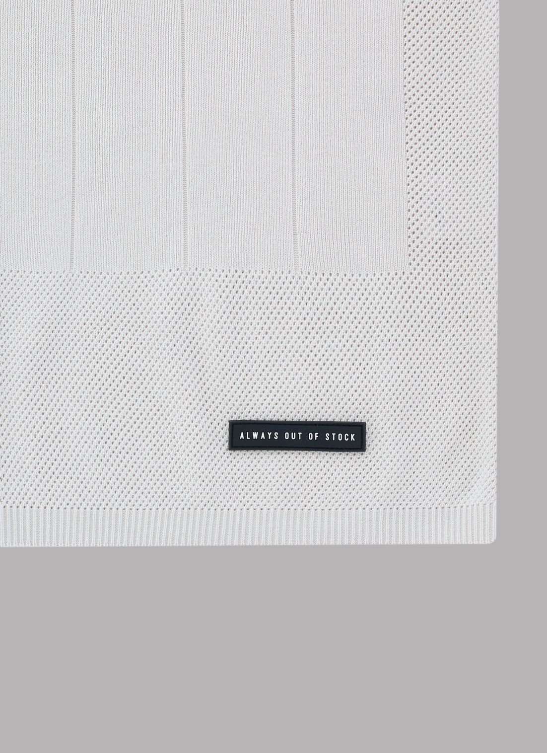 FOOTBALL KNIT SHIRT-GRAY