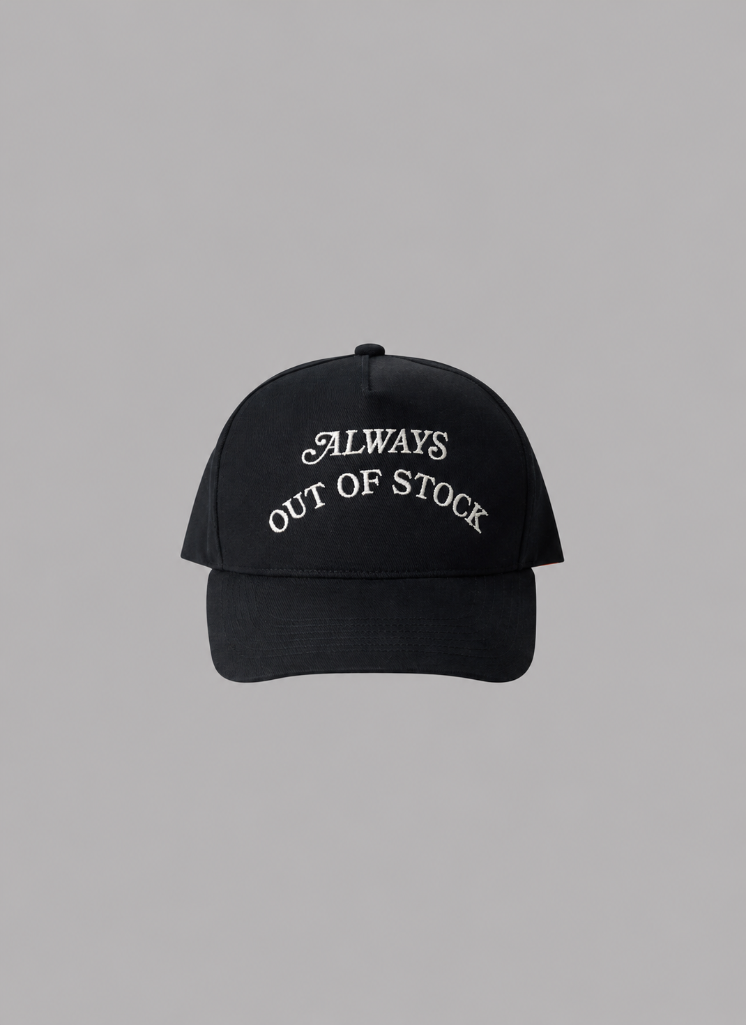BASIC LOGO ADJUSTABLE CAP - BLACK