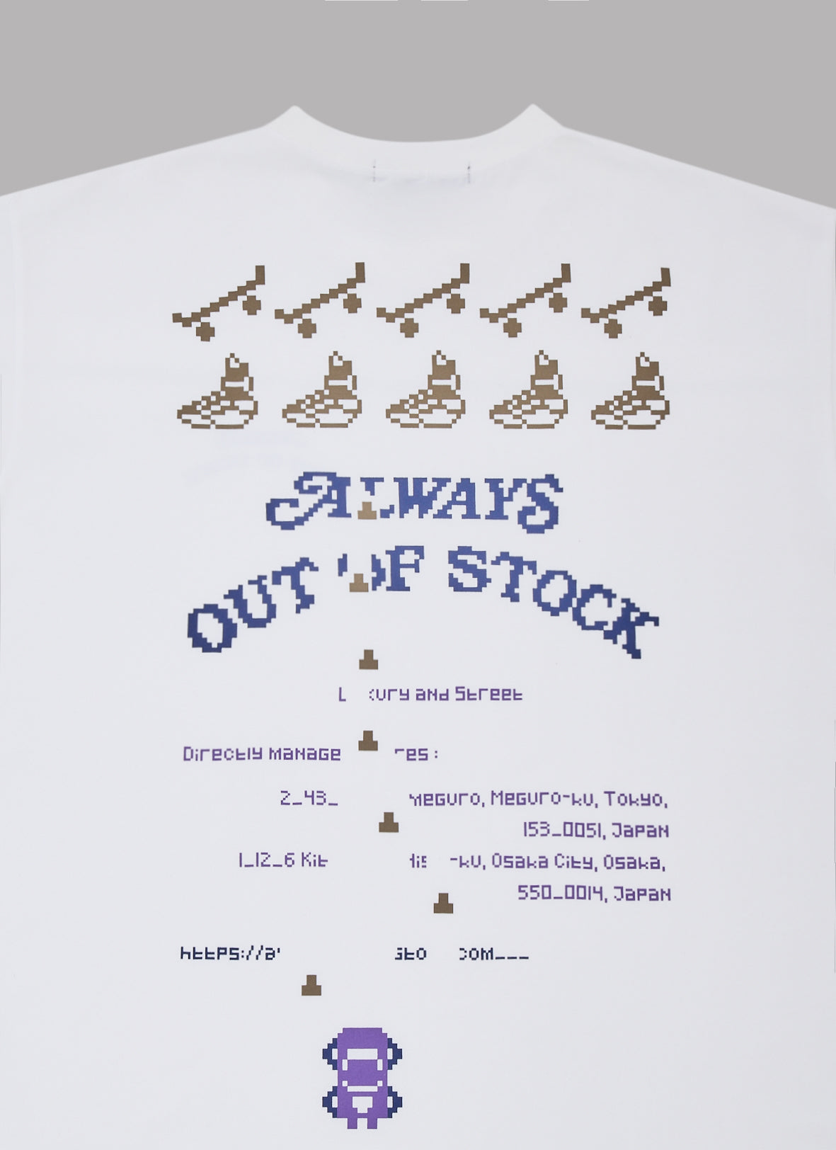 INVADOR GRAPHIC S/S TEE-WHITE