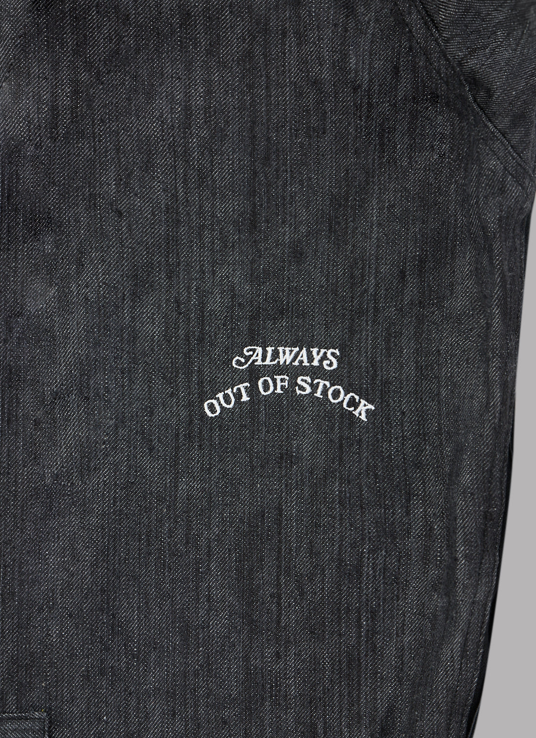 COMBINATION TRUCKER JACKET-BLACK