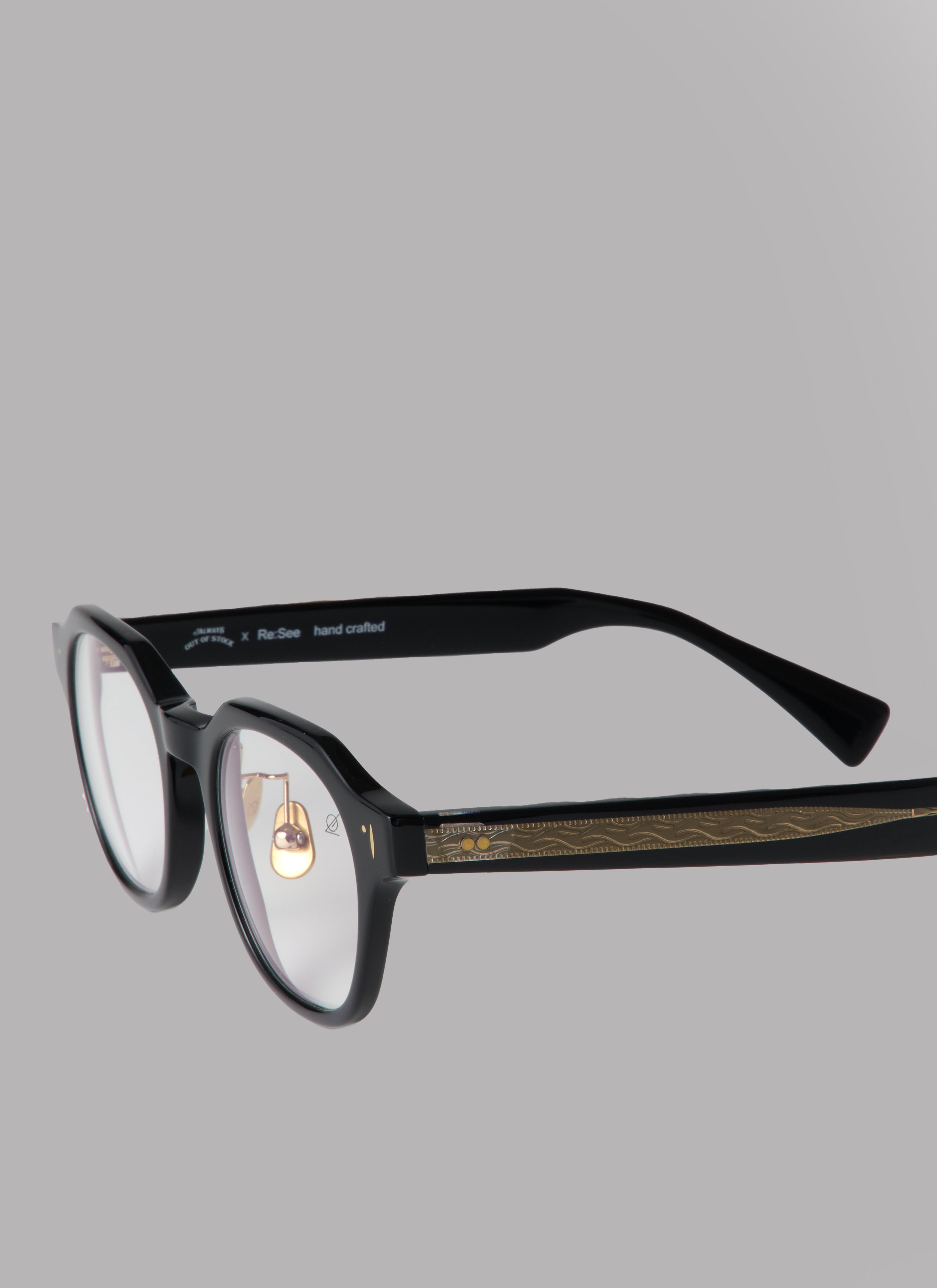 ALWAYS OUT OF STOCK x Re:See Re:STOCK 2025-BLACK Photochromic Lens(調光レンズ)