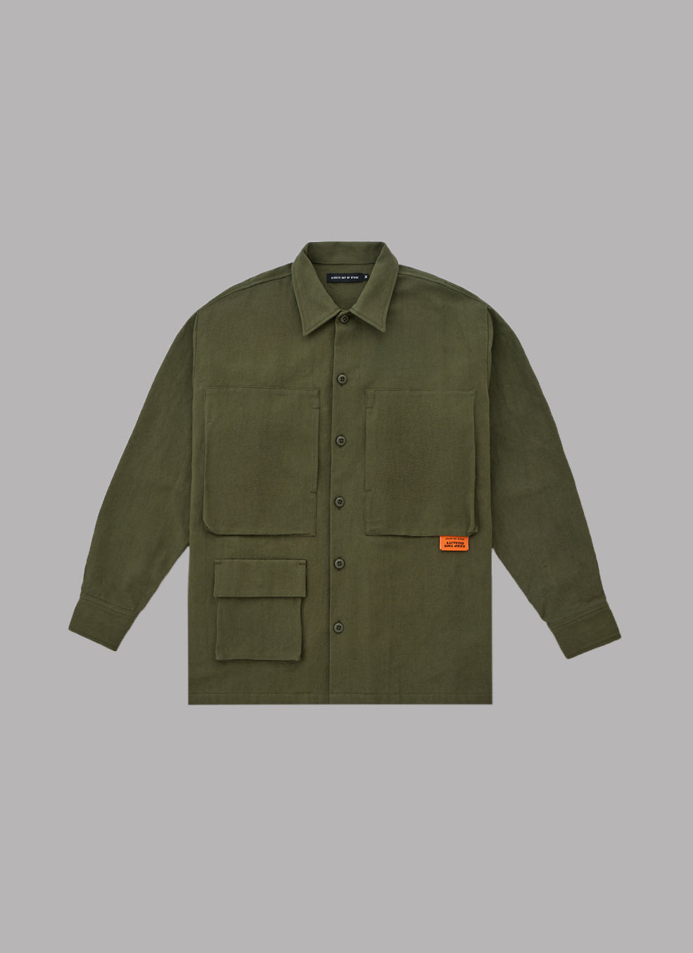 UTILITY WORK JACKET-OLIVE