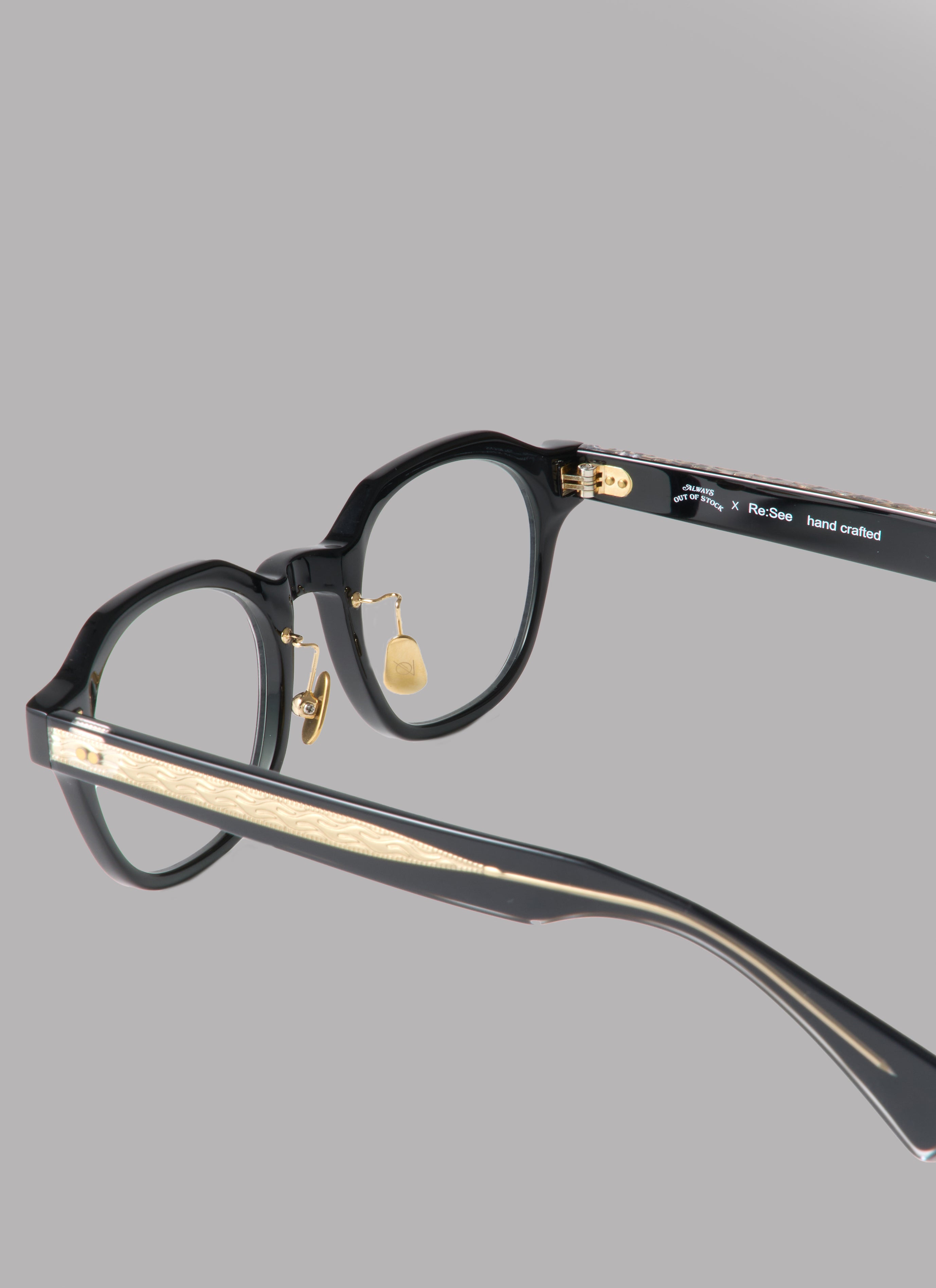 ALWAYS OUT OF STOCK x Re:See Re:STOCK 2025-BLACK Photochromic Lens(調光レンズ)