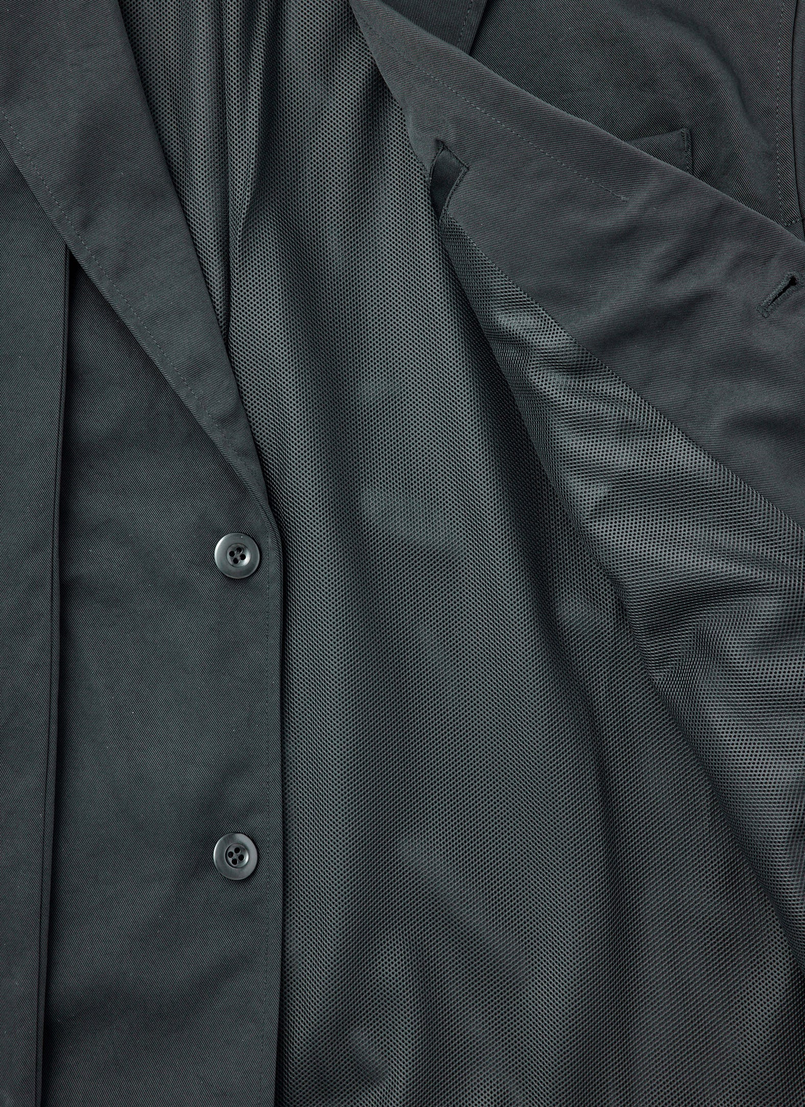 LAYERED 2B RELAXED JACKET-BLACK