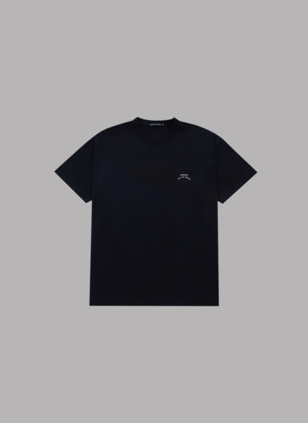 MICRO BASIC LOGO S/S TEE-BLACK