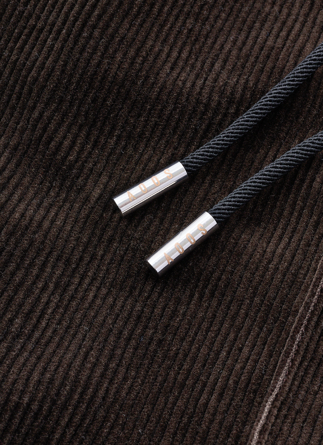 CORDUROY TRACK PANTS-BROWN