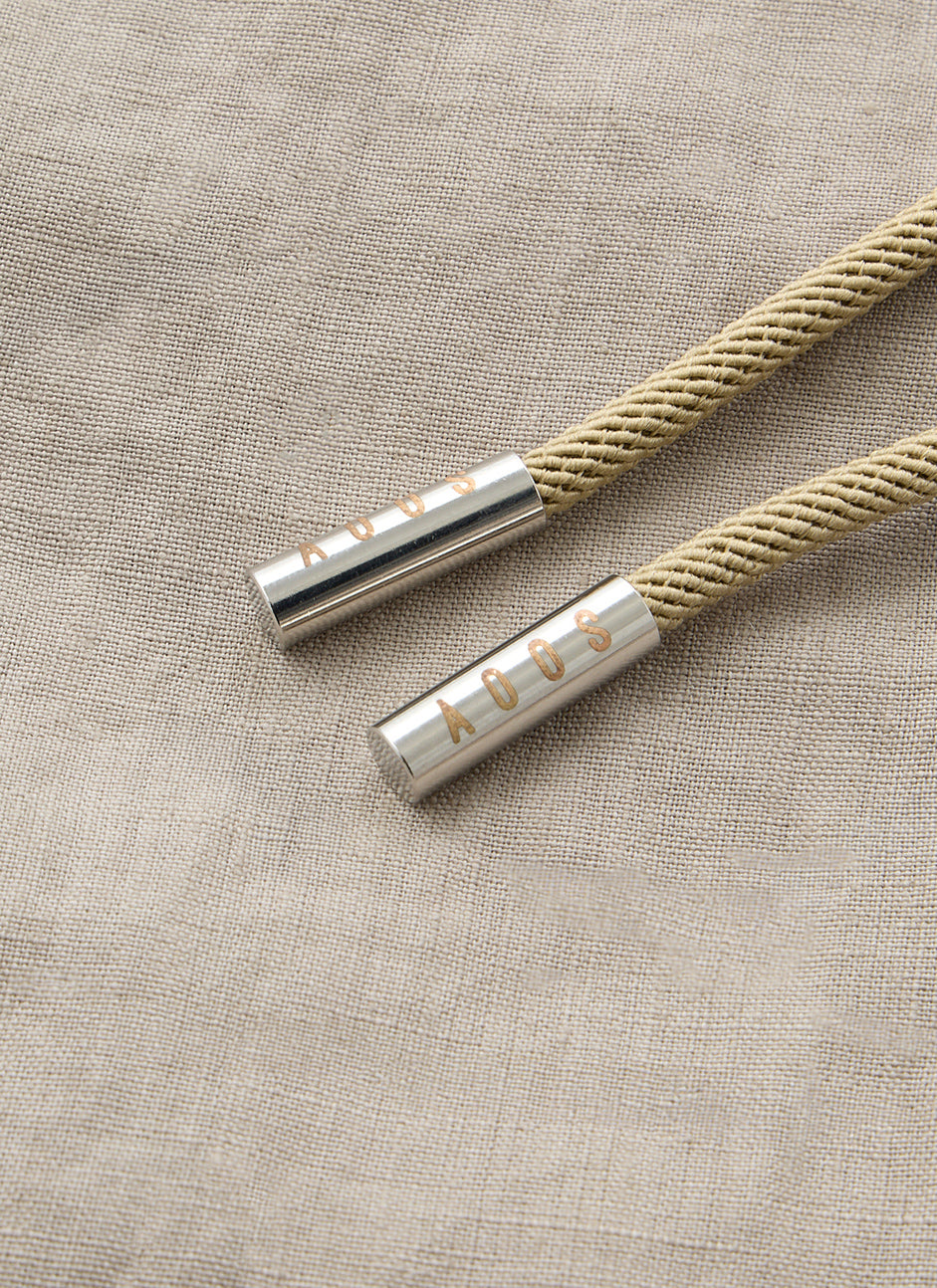 LINEN CENTER CREEK PANTS-LIGHT BEIGE