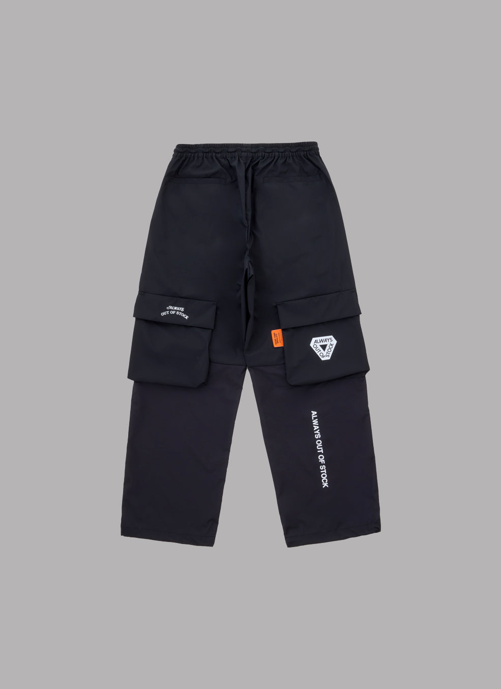 THREE LAYER TRACK PANTS-BLACK