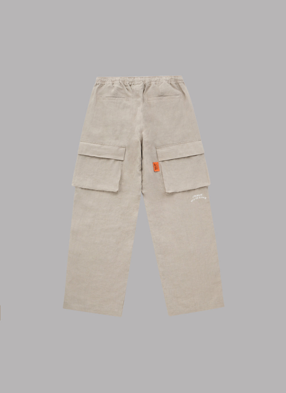 LINEN CENTER CREEK PANTS-LIGHT BEIGE