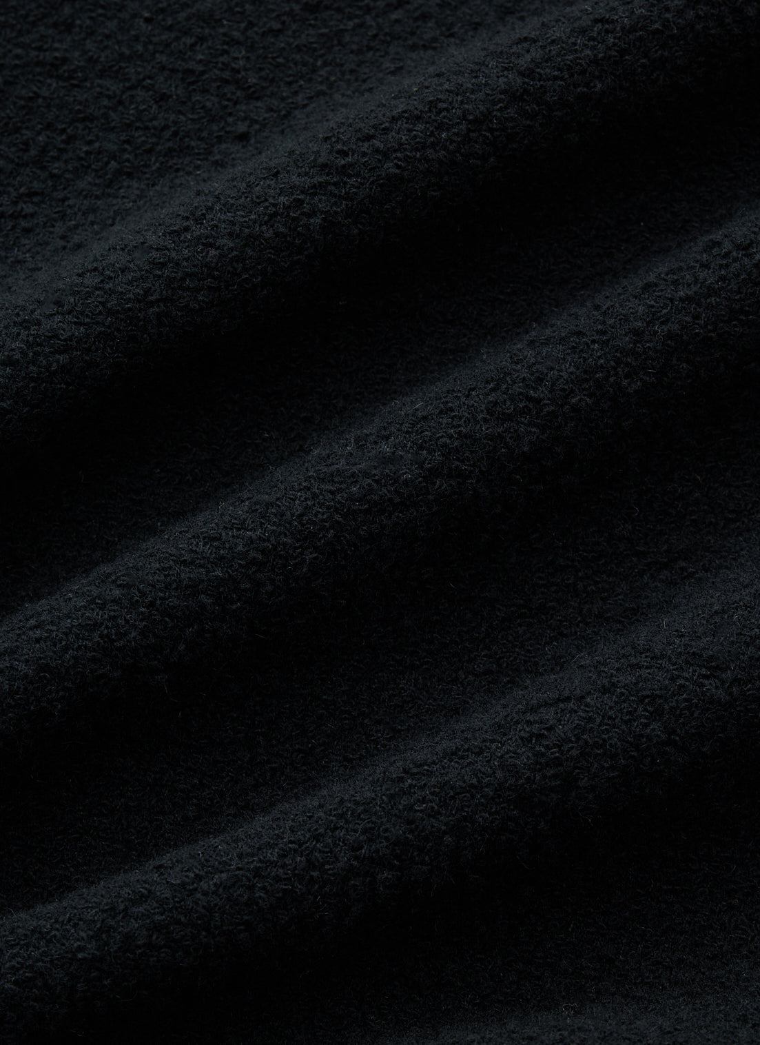 TWEED-LIKE UTILITY JACKET-BLACK