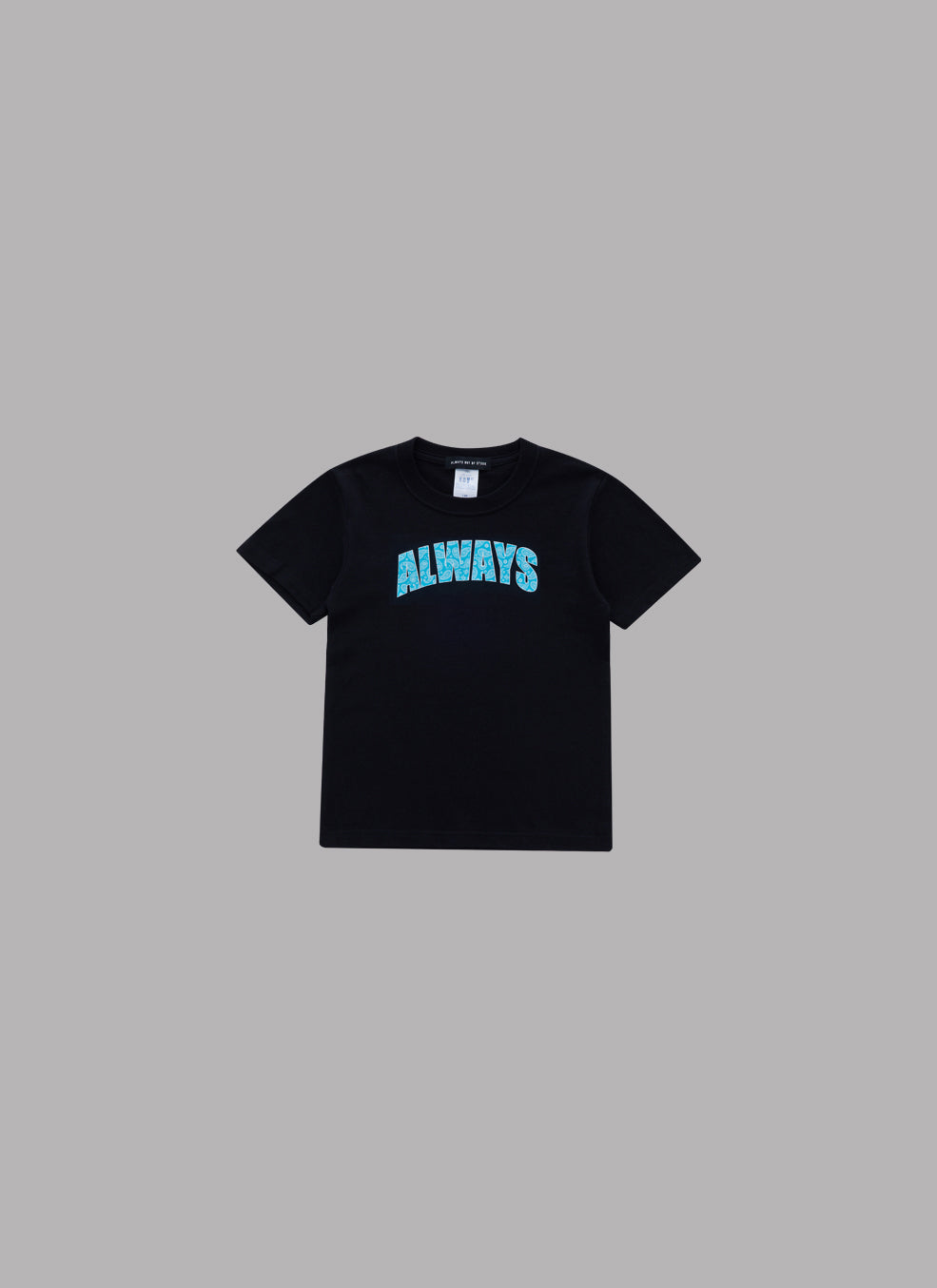 ARCH LOGO PAISLEY KIDS TEE - BLACK