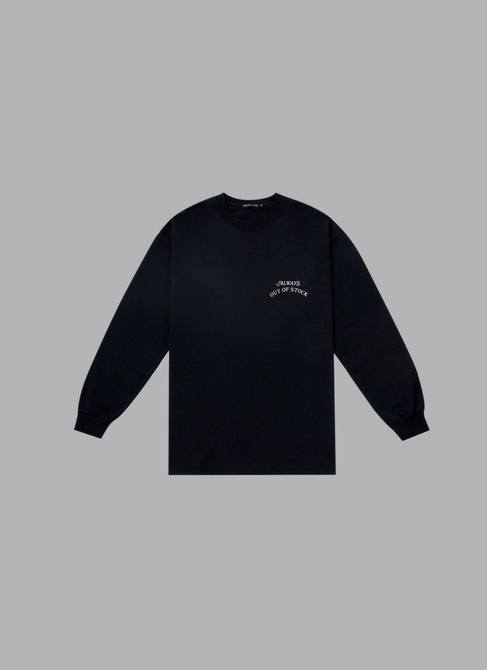 STORE GRAPHIC L/S TEE-BLACK