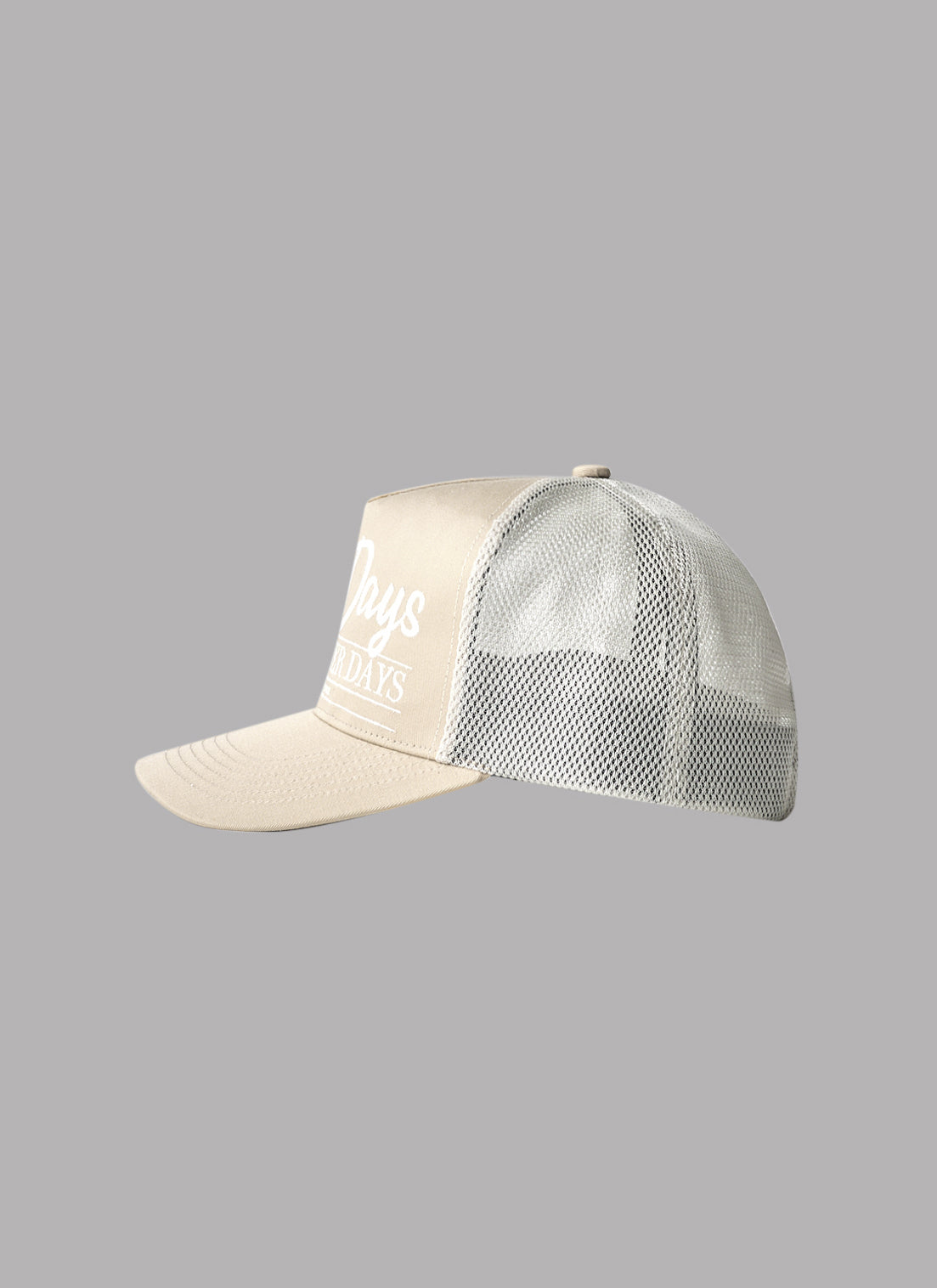 BAD DAYS BUILD BETTER DAYS MESH CAP-BEIGE