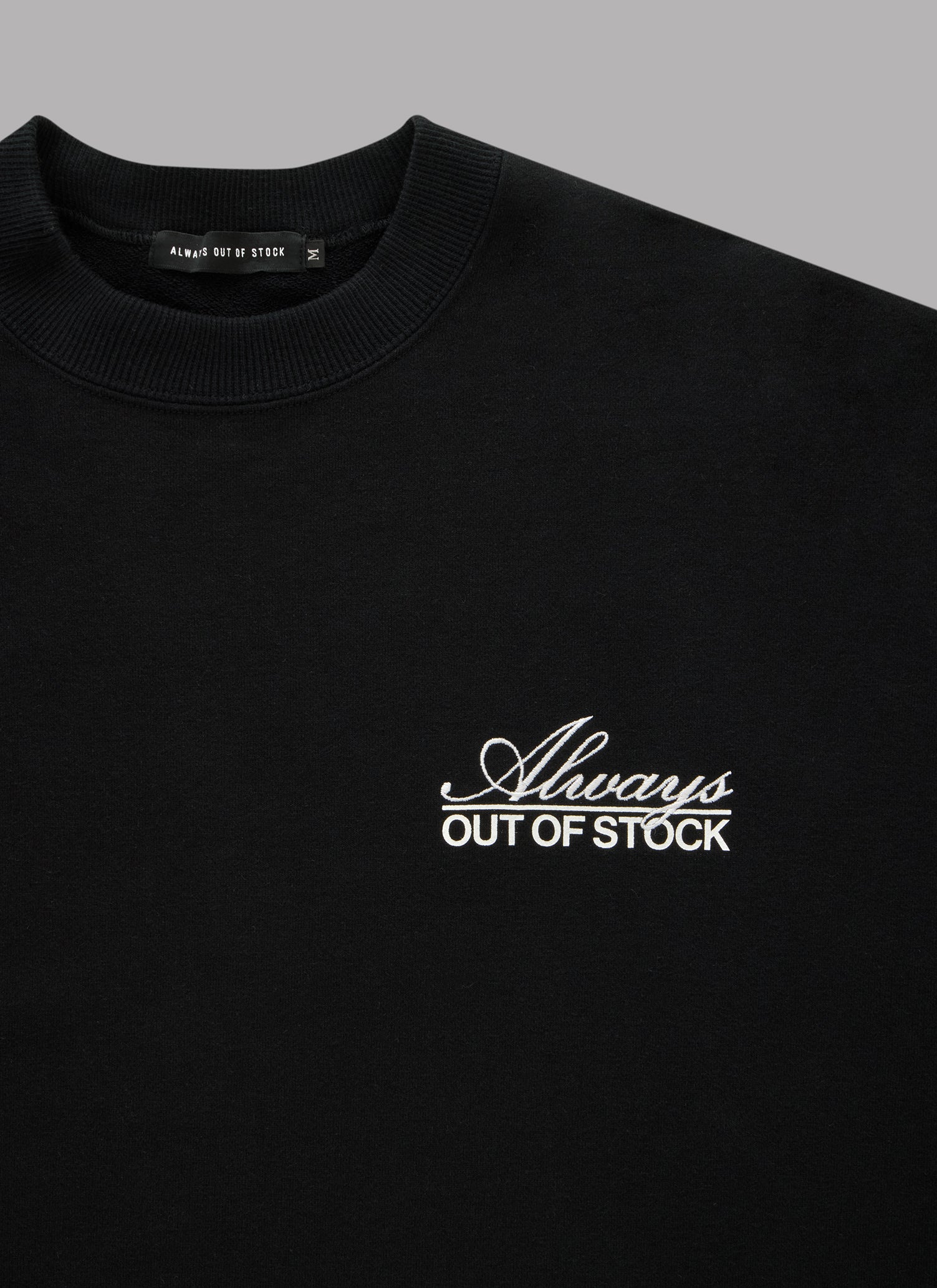 TRADITIONAL LOGO CREWNECK-BLACK