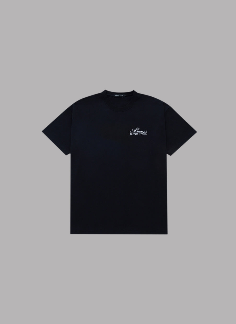 TRADITIONAL LOGO S/S TEE-BLACK x GRAY