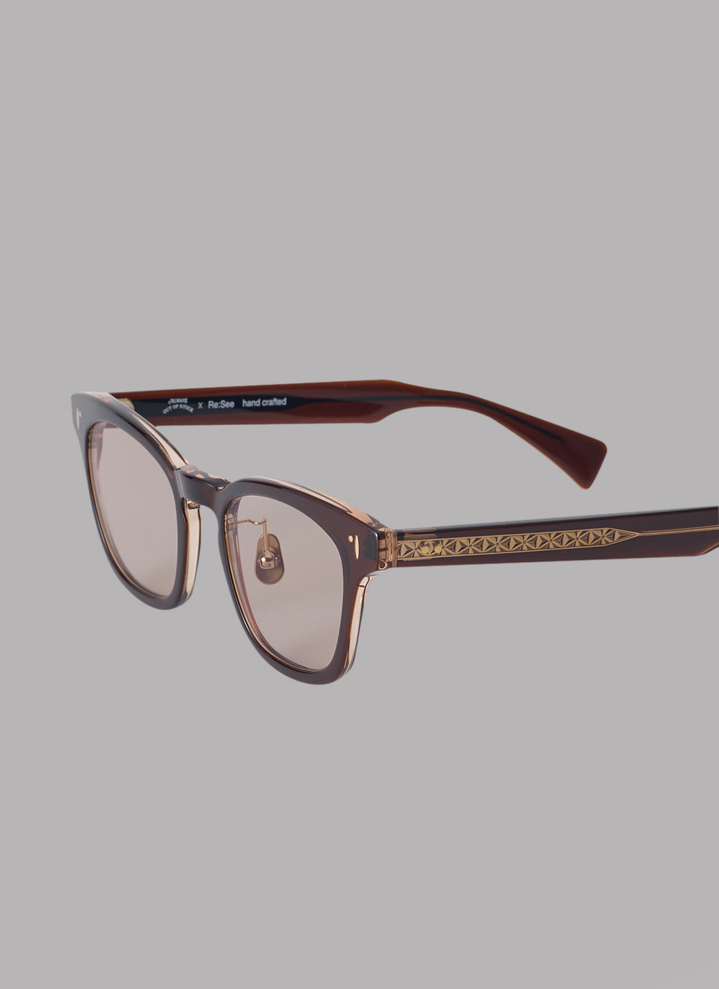 ALWAYS OUT OF STOCK x RE:SEE Re:STOCK - BROWN / BROWN Lens(25%)