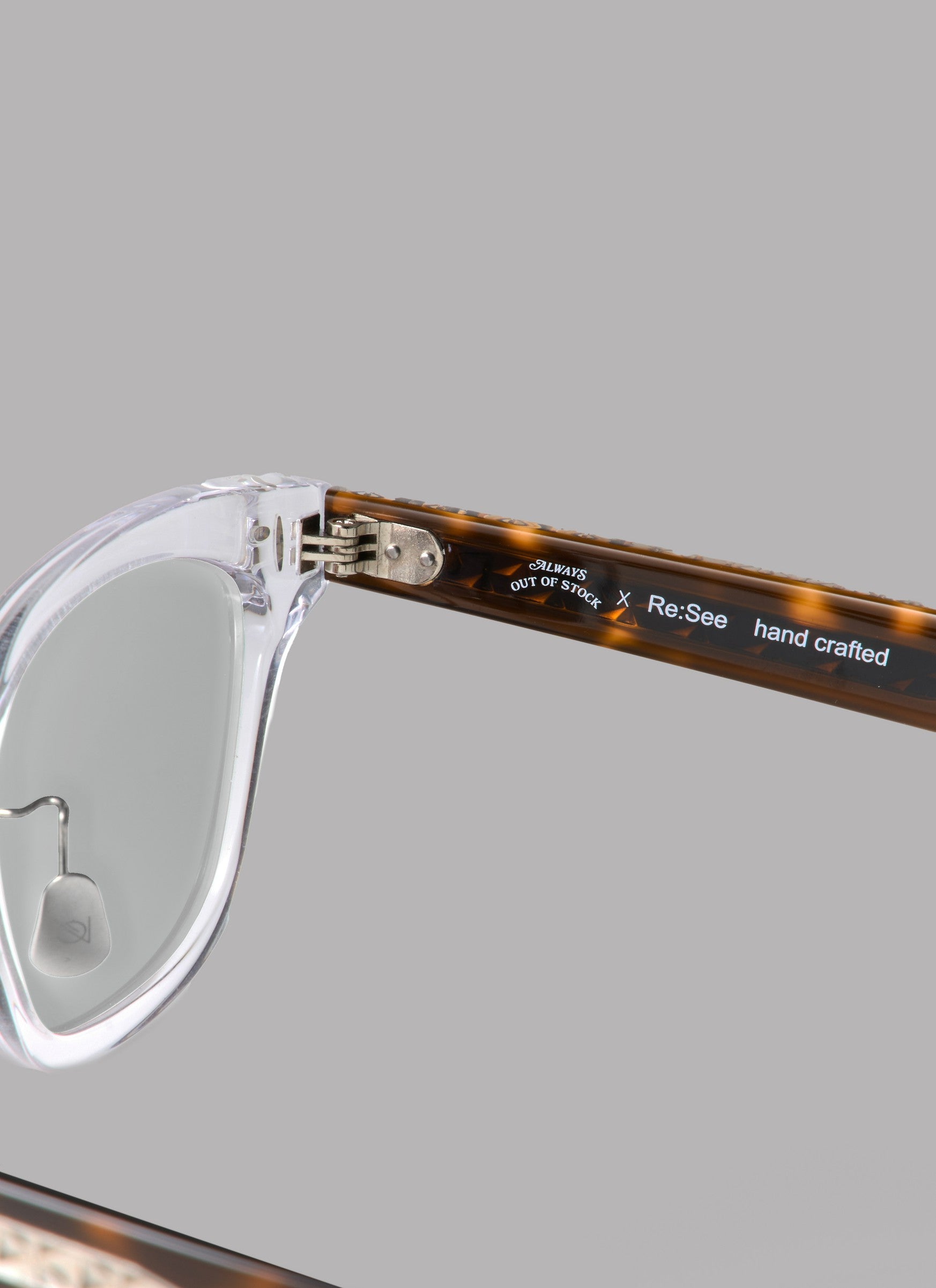 ALWAYS OUT OF STOCK x RE:SEE Re:STOCK - CLEAR / BROWN Photochromic Lens (調光レンズ)