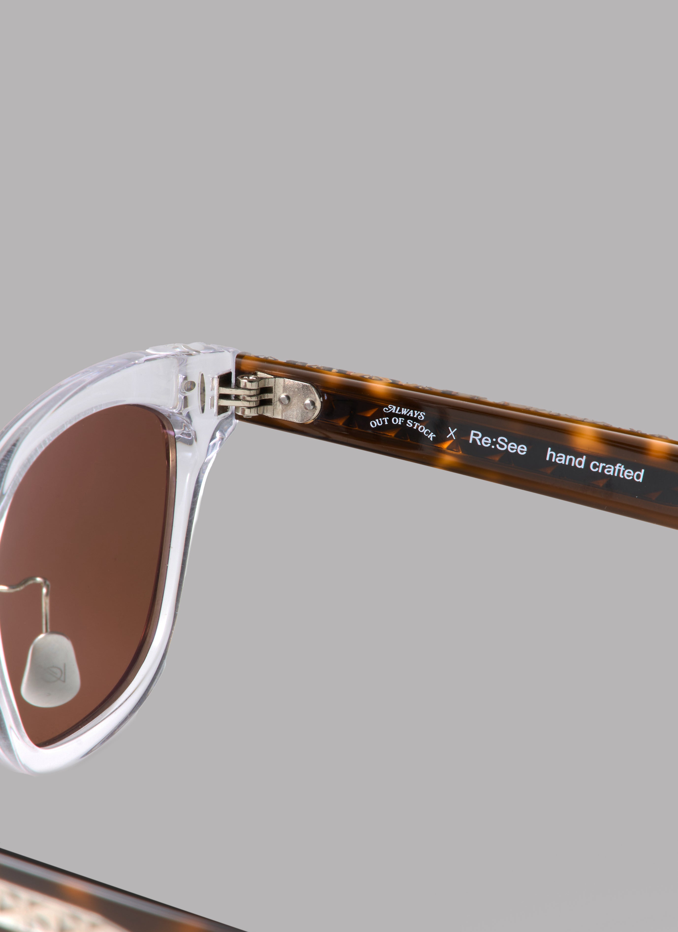 ALWAYS OUT OF STOCK x RE:SEE Re:STOCK - CLEAR / BROWN BROWN Lens(75%)