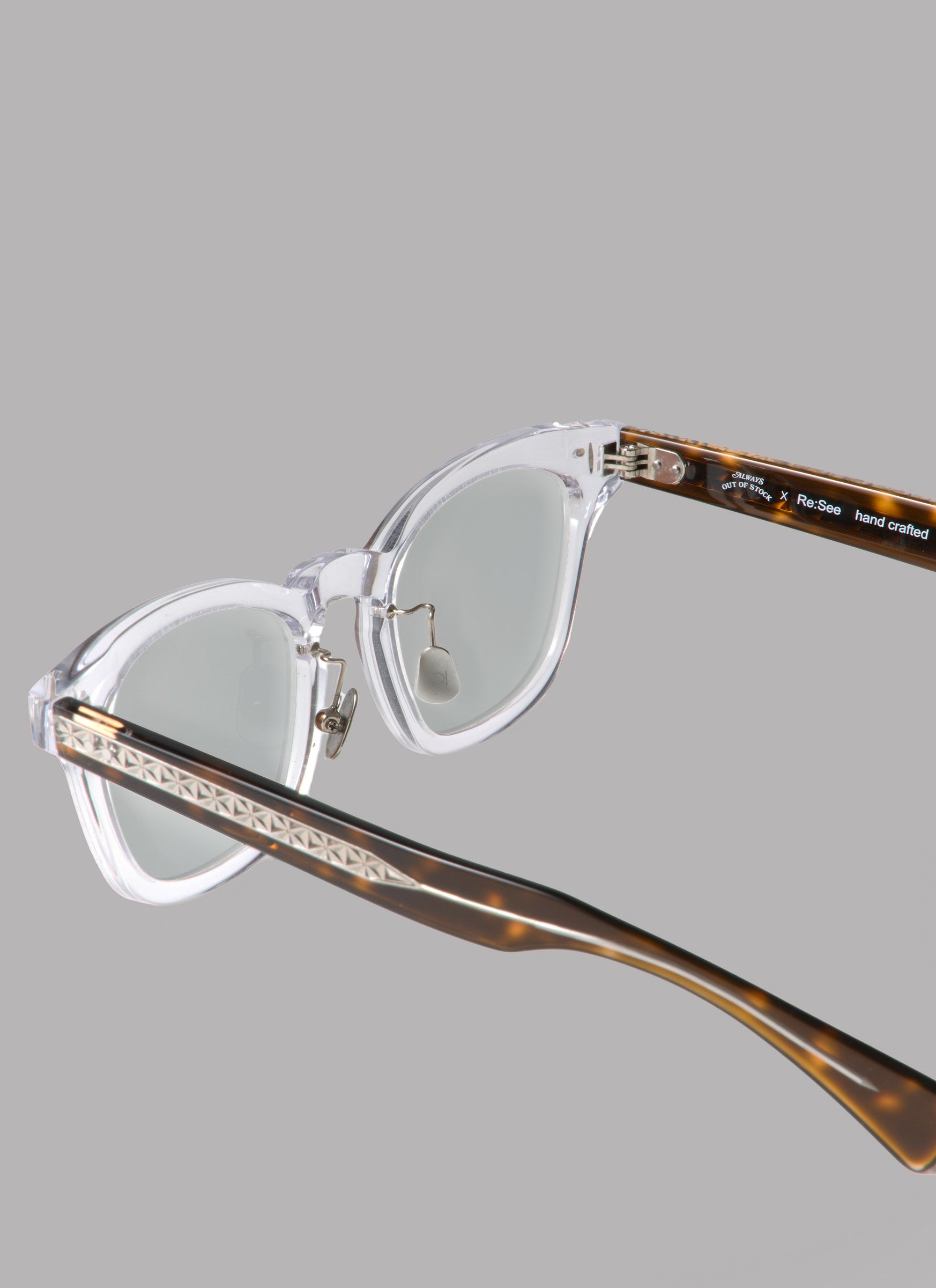 ALWAYS OUT OF STOCK x RE:SEE Re:STOCK - CLEAR / BROWN Photochromic Lens (調光レンズ)