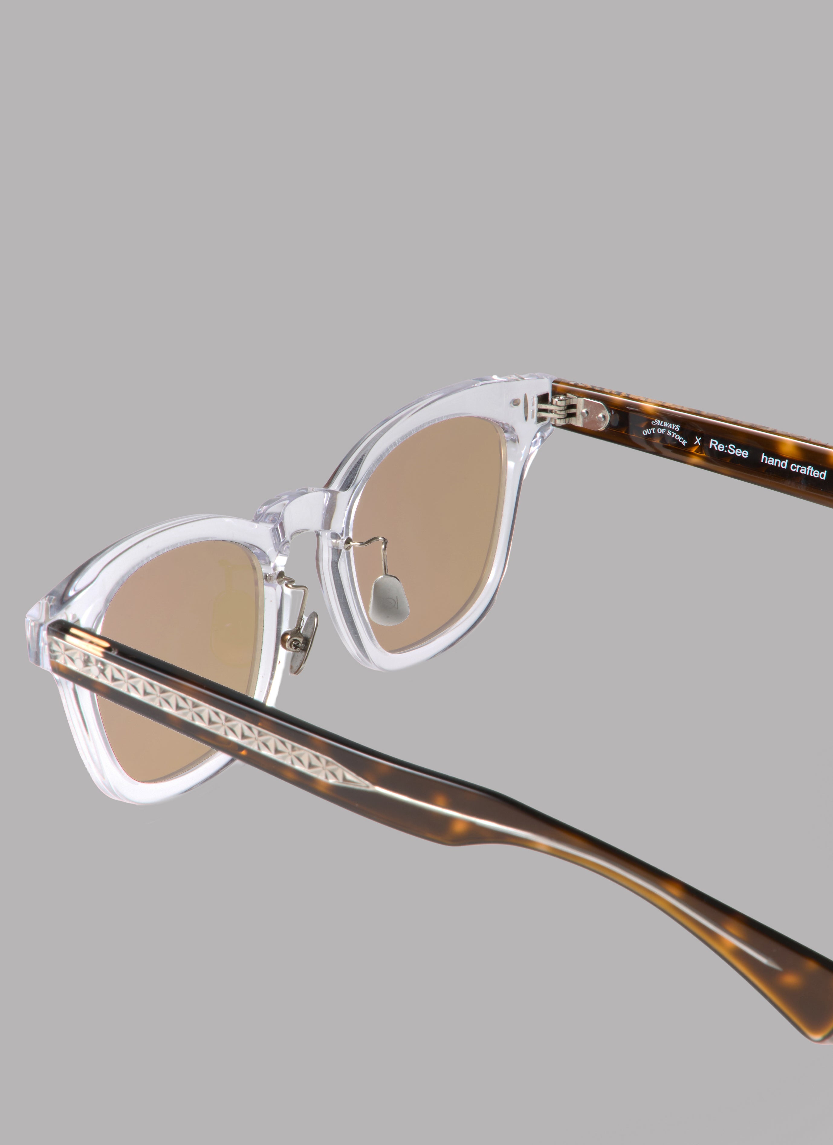 ALWAYS OUT OF STOCK x RE:SEE Re:STOCK - CLEAR / BROWN BROWN Lens(25%)