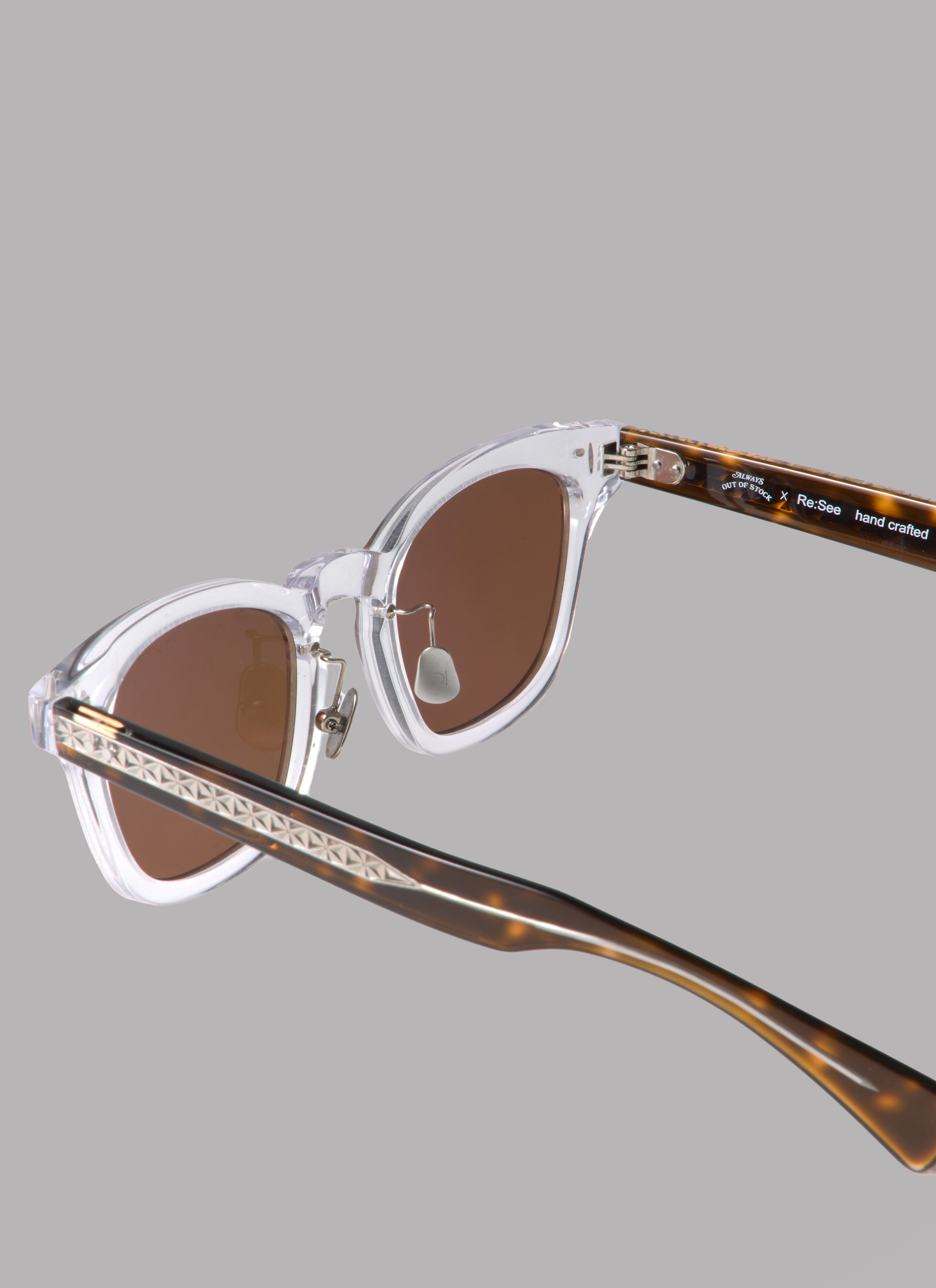 ALWAYS OUT OF STOCK x RE:SEE Re:STOCK - CLEAR / BROWN BROWN Lens(75%)