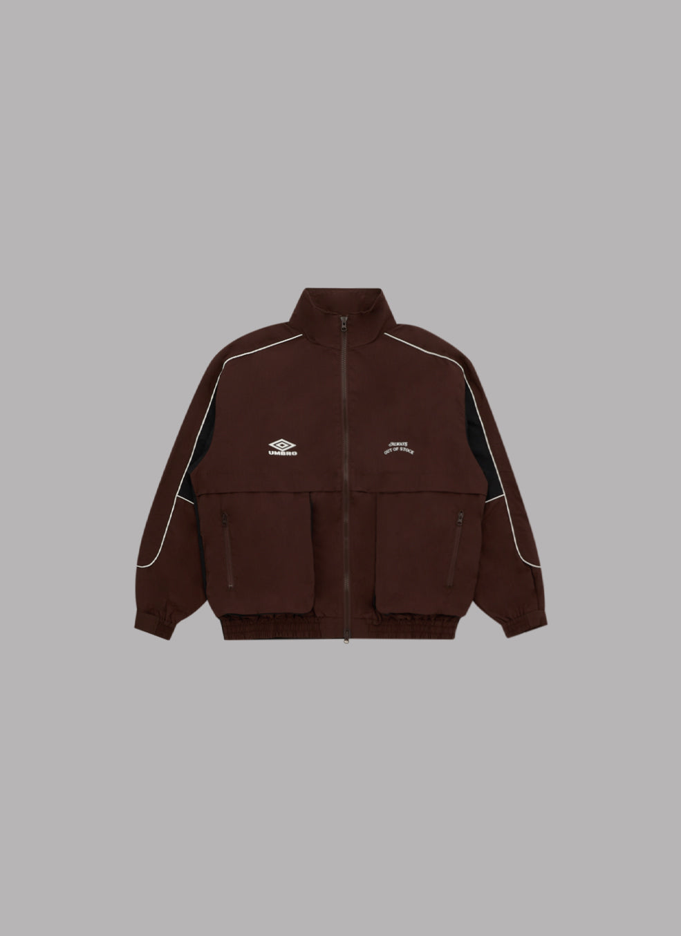 UMBRO SHELL JACKET-BROWN