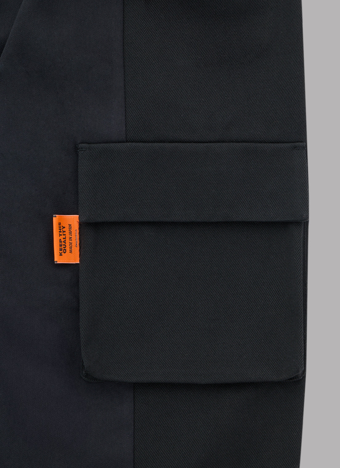 REFIND WOOL WIDE PANTS-BLACK