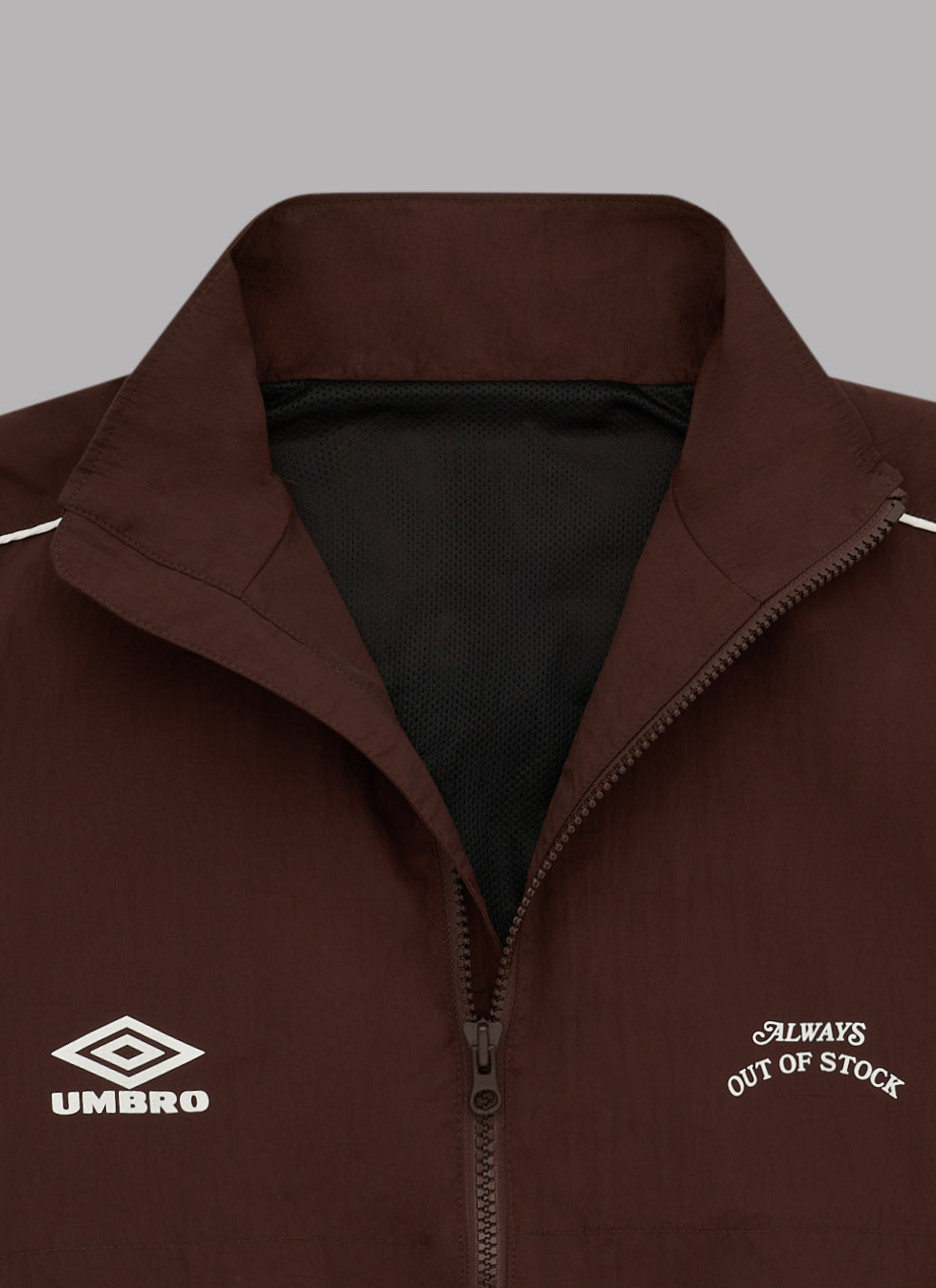 UMBRO SHELL JACKET-BROWN