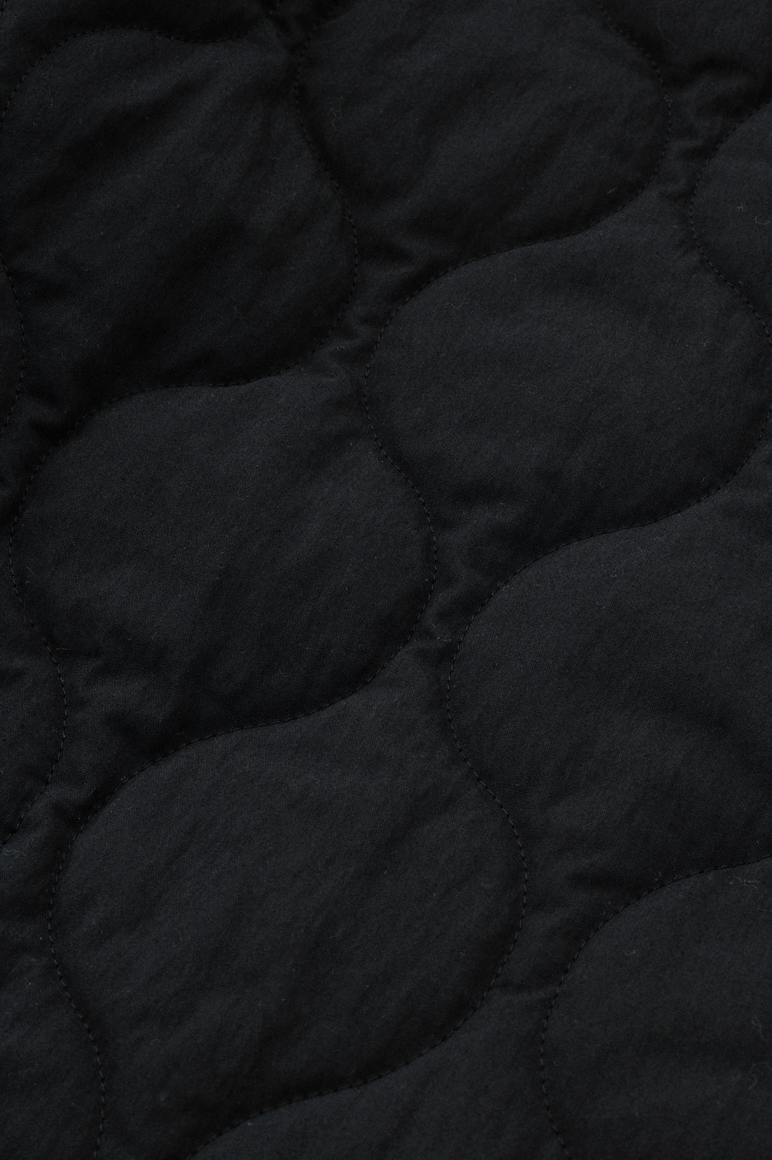 QUILTED SIDE BUTTON TROUSERS-BLACK