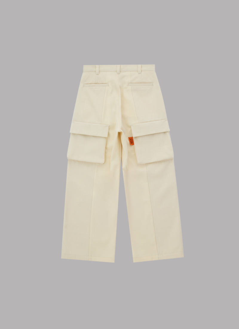 REFIND WOOL WIDE PANTS-WHITE