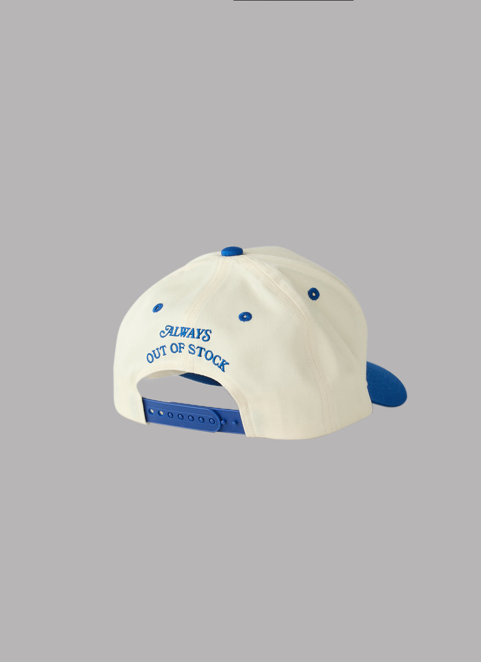 LA LOGO ADJUSTABLE CAP-IVORY x BLUE