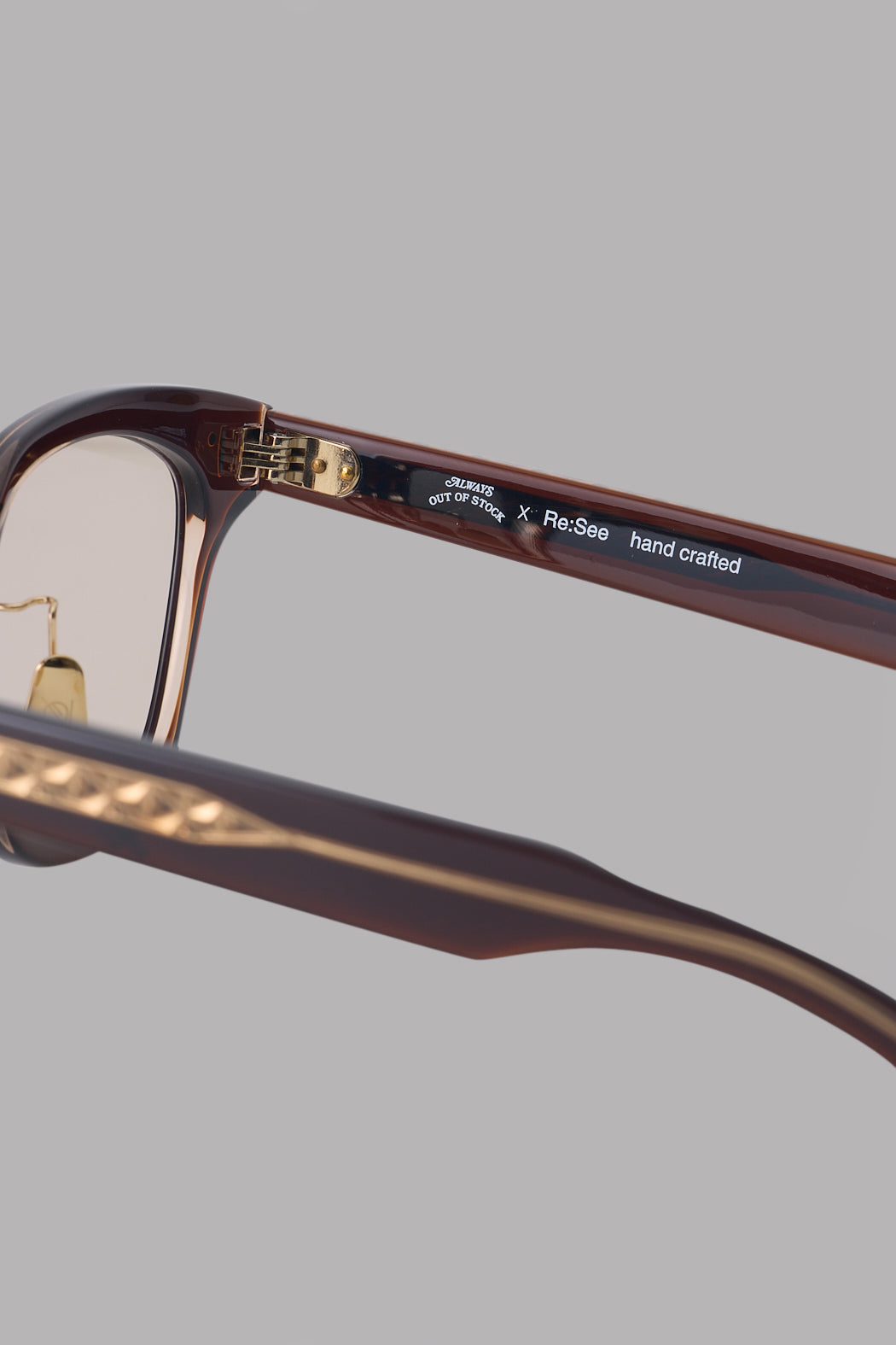 ALWAYS OUT OF STOCK x RE:SEE Re:STOCK - BROWN / BROWN Lens(25%)