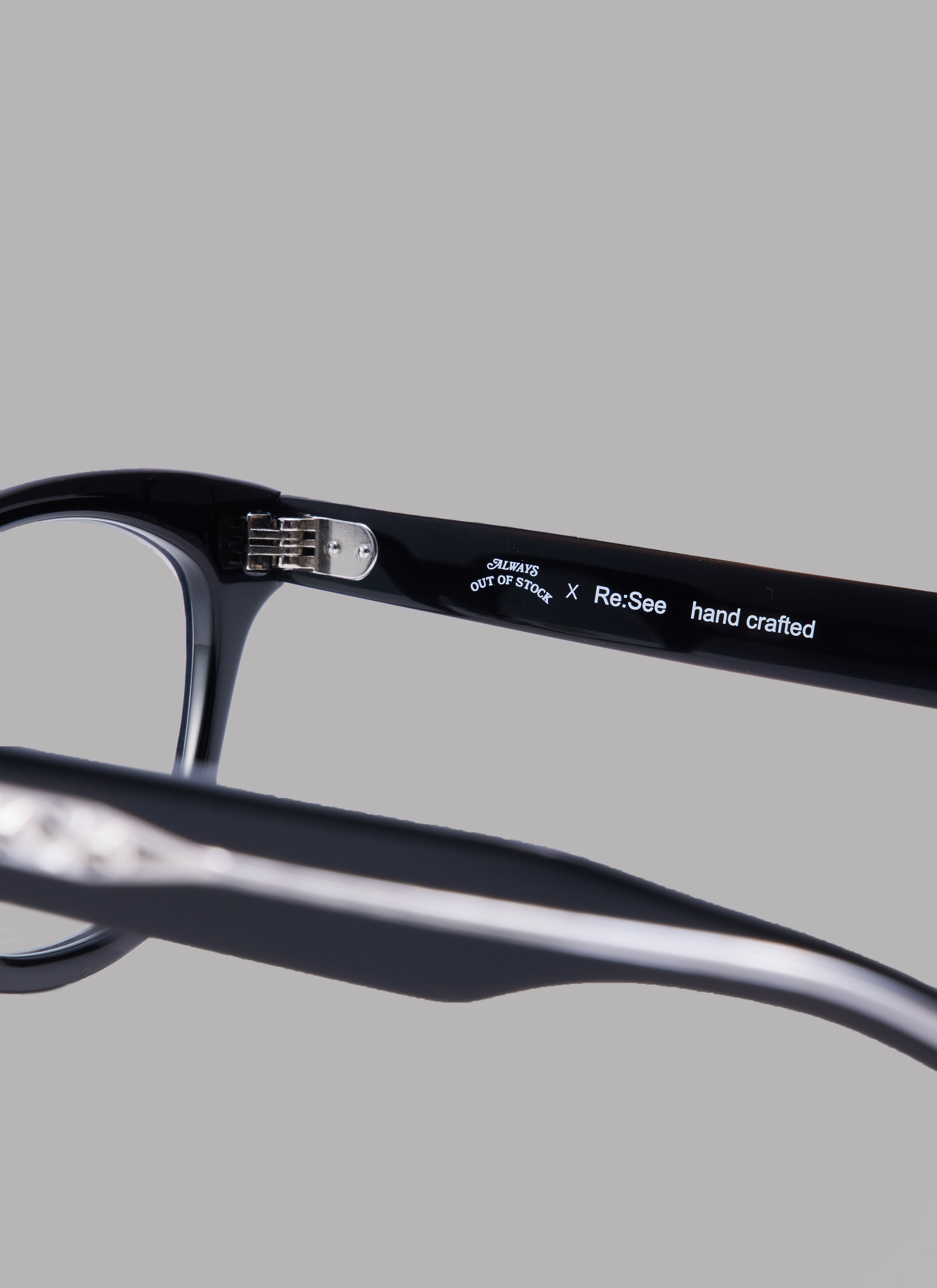 ALWAYS OUT OF STOCK x RE:SEE Re:STOCK-BLACK Clear Lens