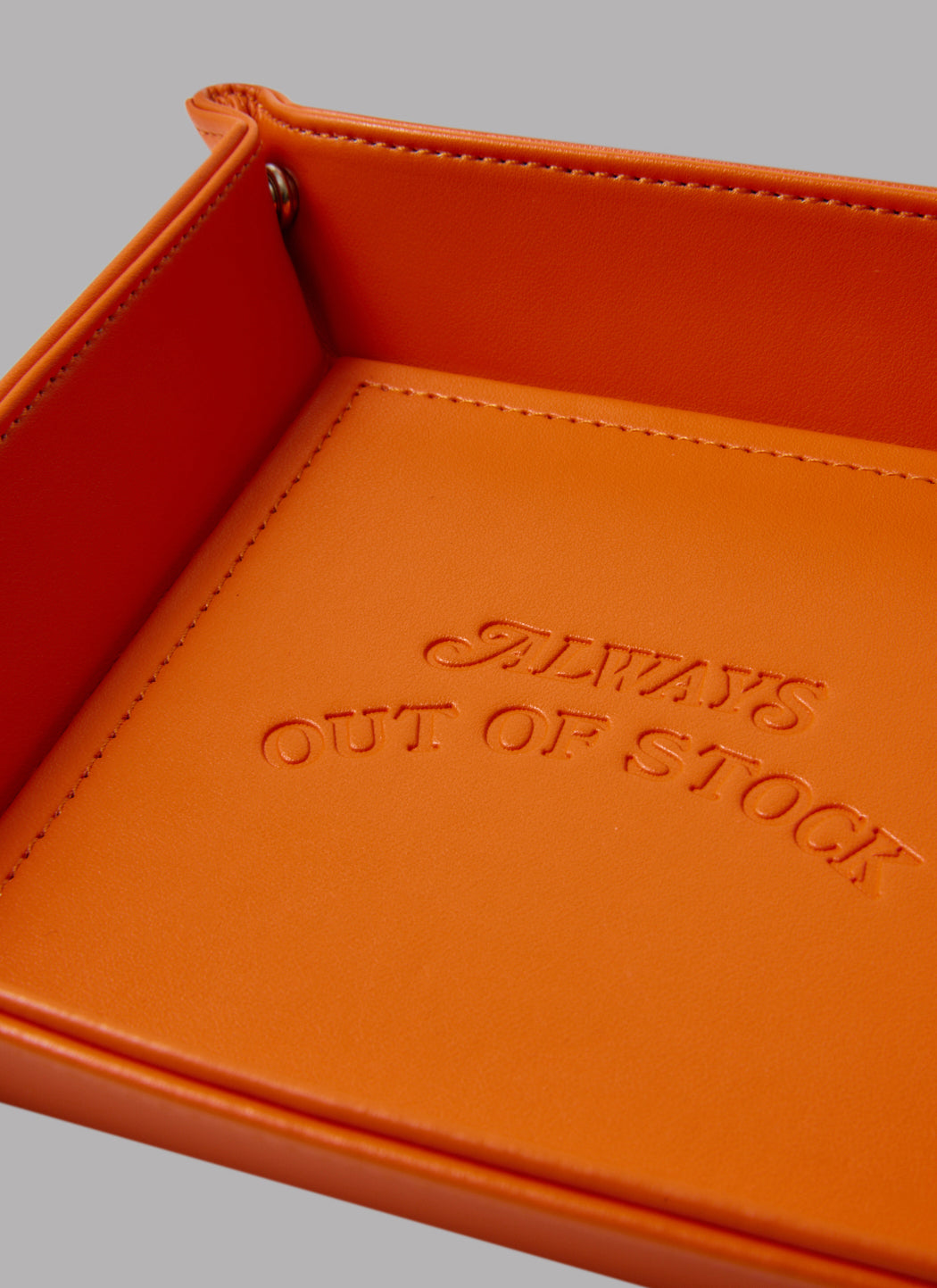 BASIC LOGO JEWELRY TRAY-ORANGE