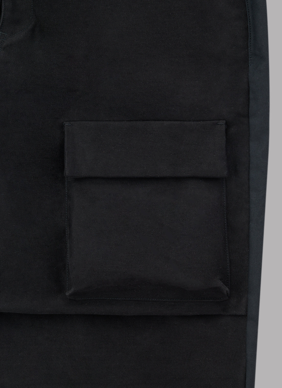 NINE POCKET WIDE CARGO - BLACK