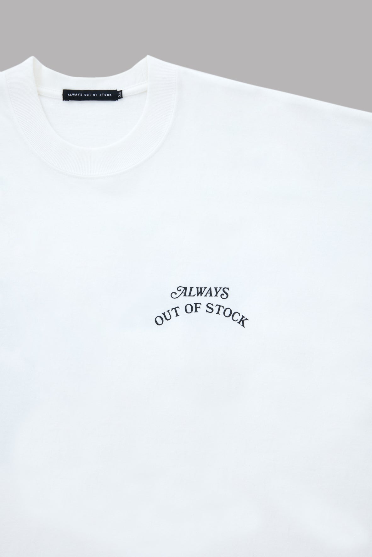 JUST CHILLING IT DROP SHOULDER S/S TEE-WHITE