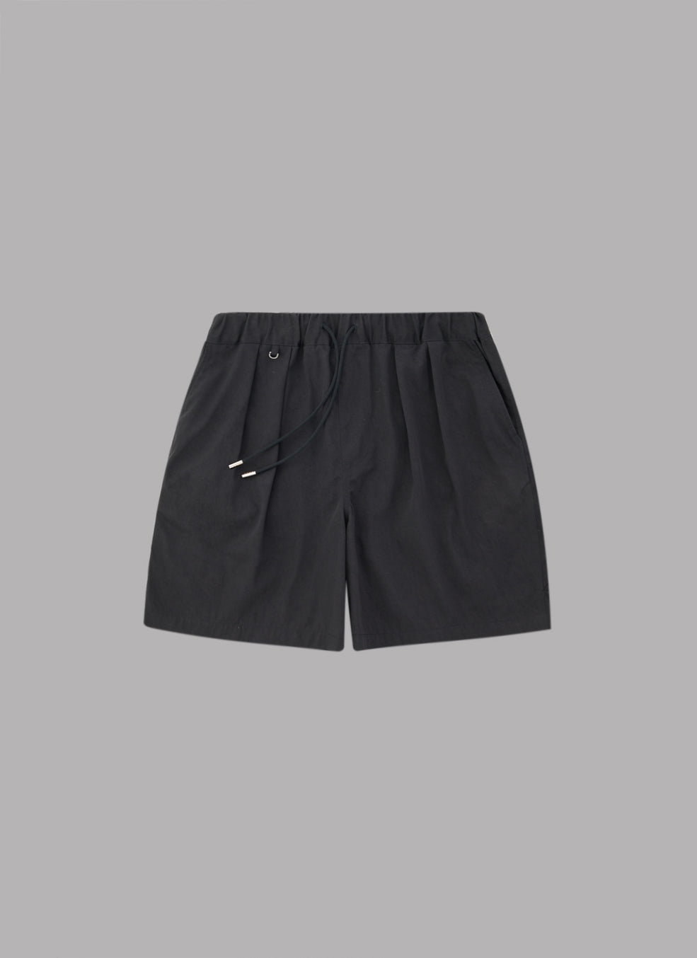 2WAY 2TUCK SHORTS-BLACK