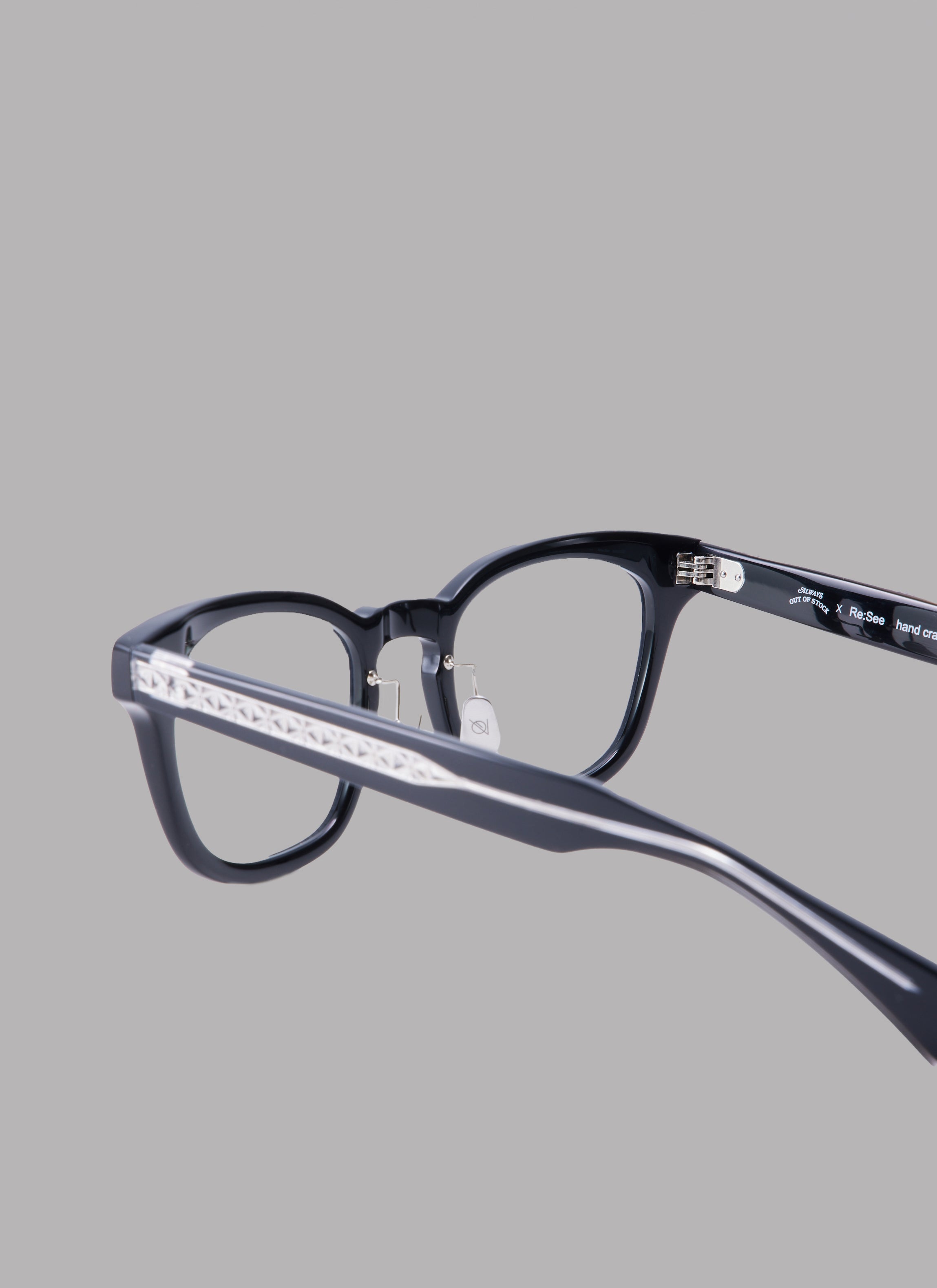 ALWAYS OUT OF STOCK x RE:SEE Re:STOCK-BLACK Clear Lens
