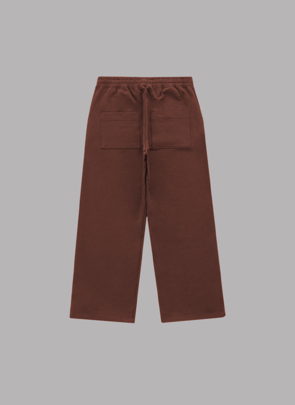 BASIC LOGO SWEAT PANTS-BROWN x OFF WHITE