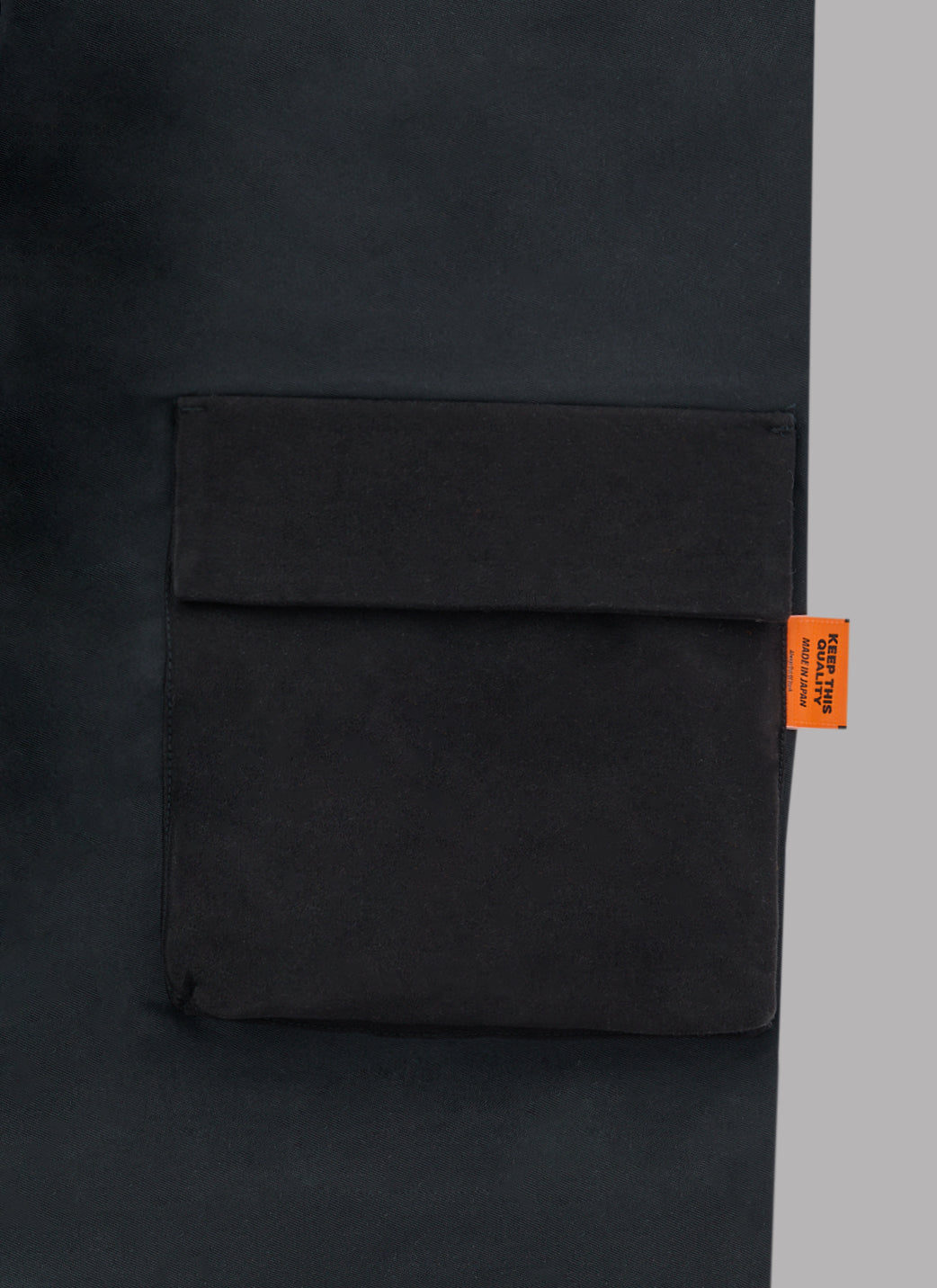 NINE POCKET WIDE CARGO - BLACK