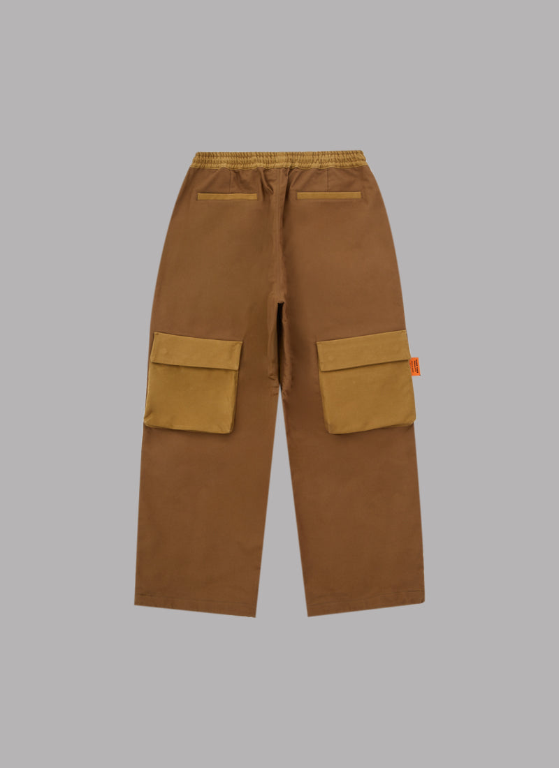NINE POCKET WIDE CARGO-CAMEL