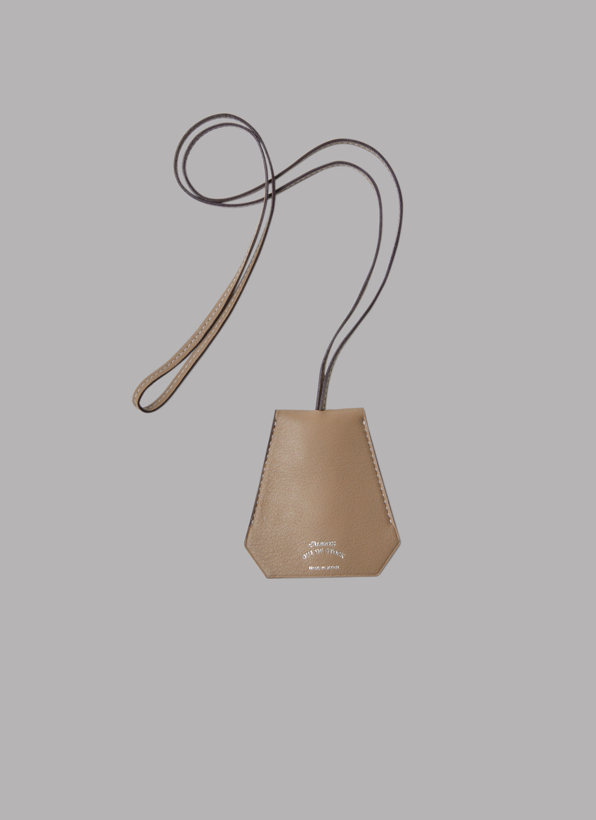BASIC LOGO CLOCHETTE NECLESS-TAUPE