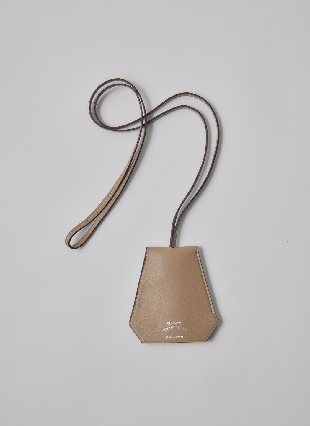BASIC LOGO CLOCHETTE NECLESS-TAUPE