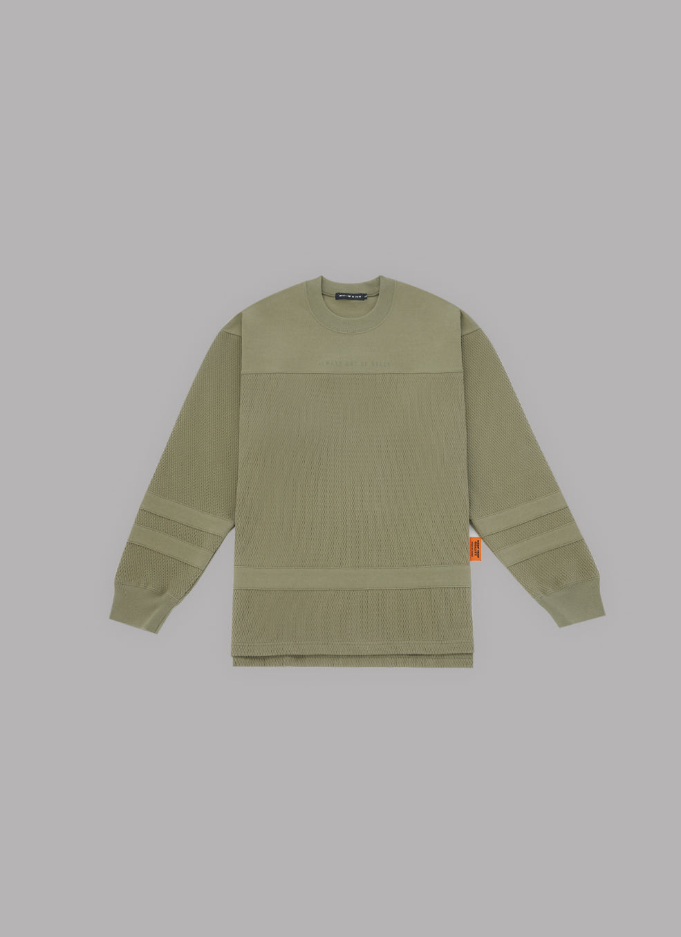 WAFFLE GAME SHIRTS-OLIVE