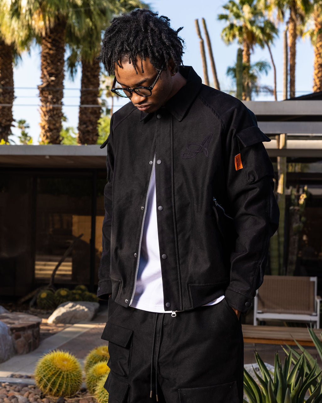 SWING TOP JACKET-BLACK